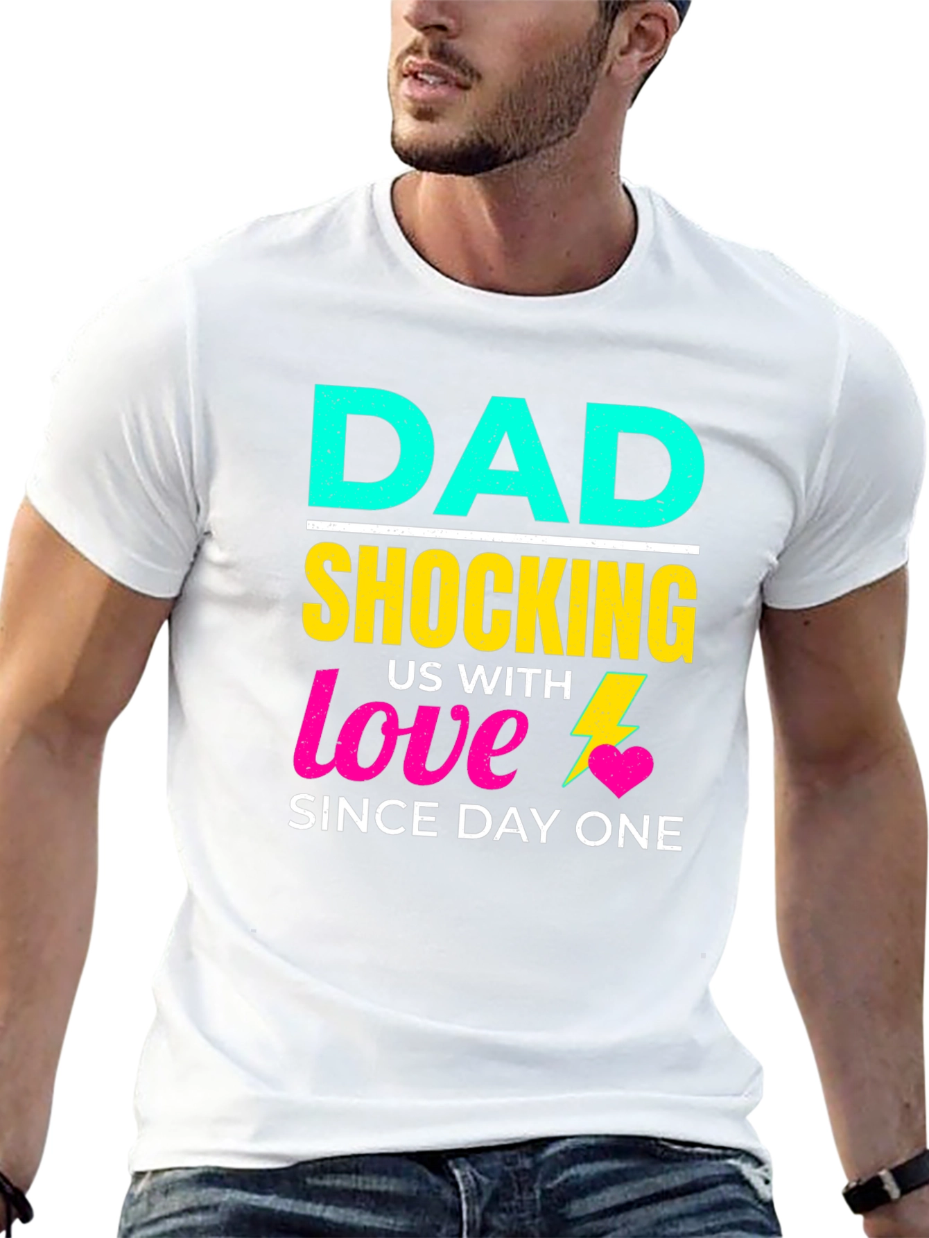 Funny Dad Shocking Love T-Shirt