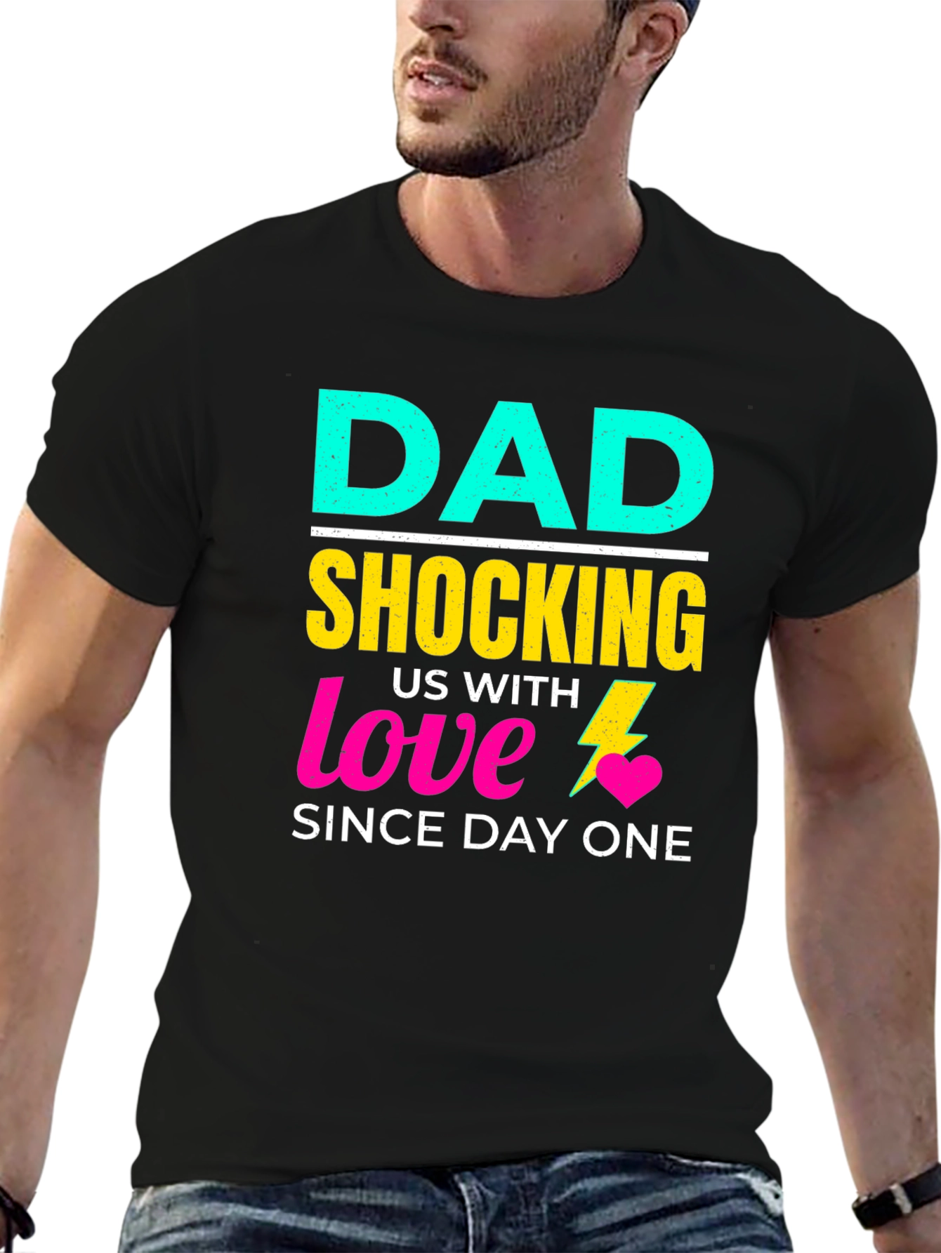 Funny Dad Shocking Love T-Shirt