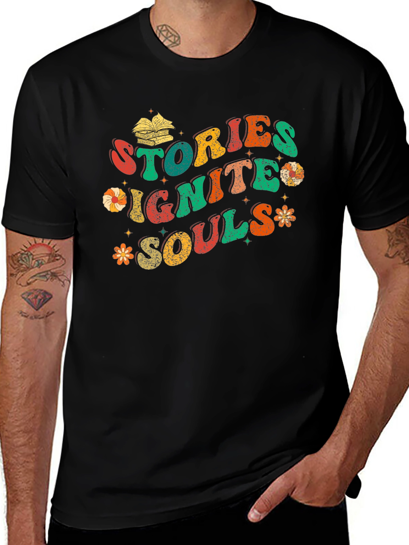 Stories Ignite Souls Graphic Tee
