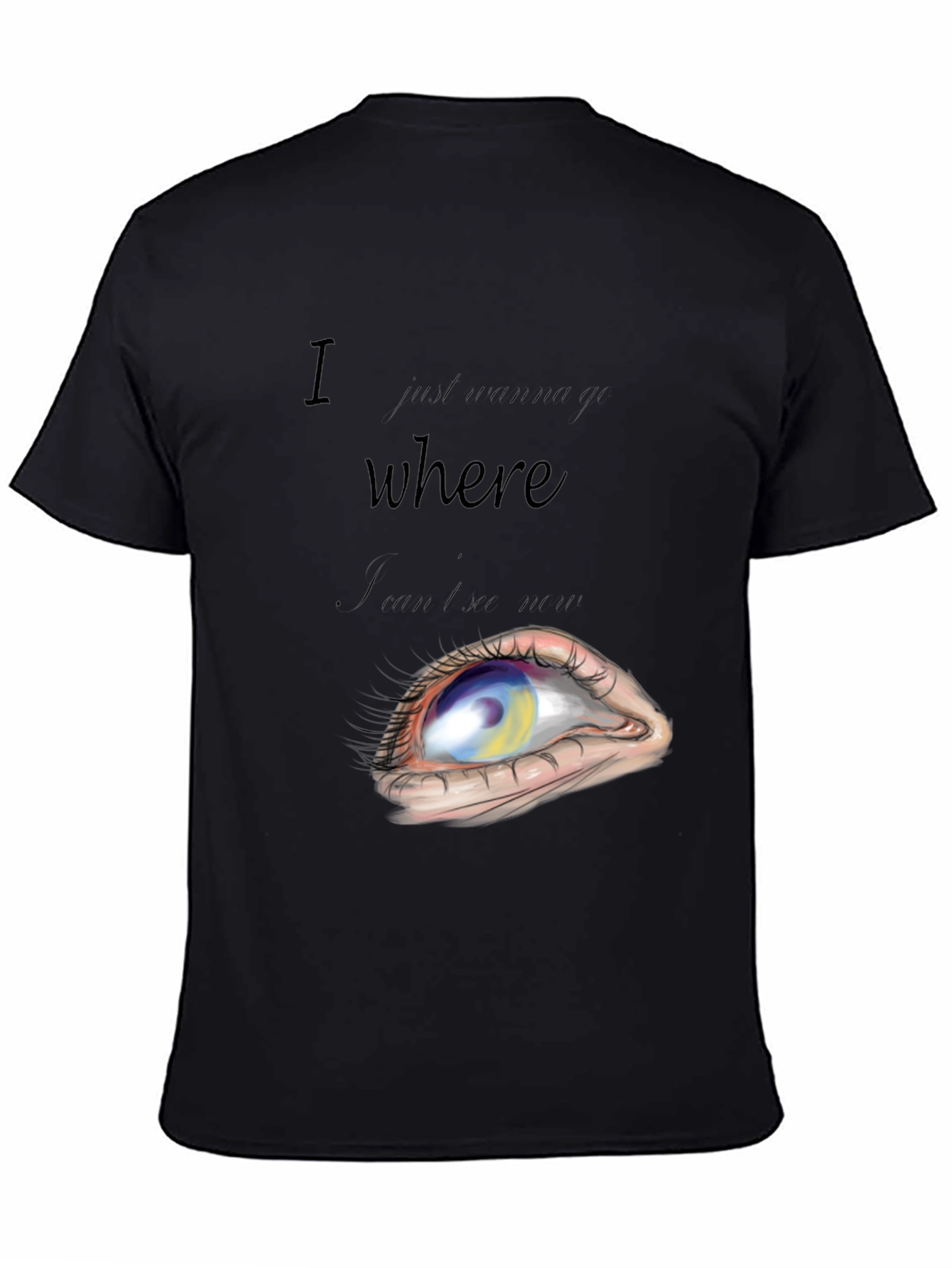 Abstract Eye Graphic T-Shirt