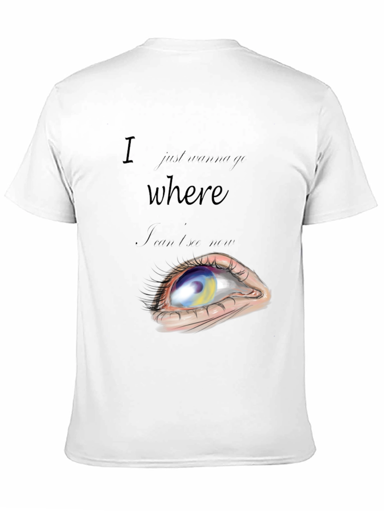 Abstract Eye Graphic T-Shirt