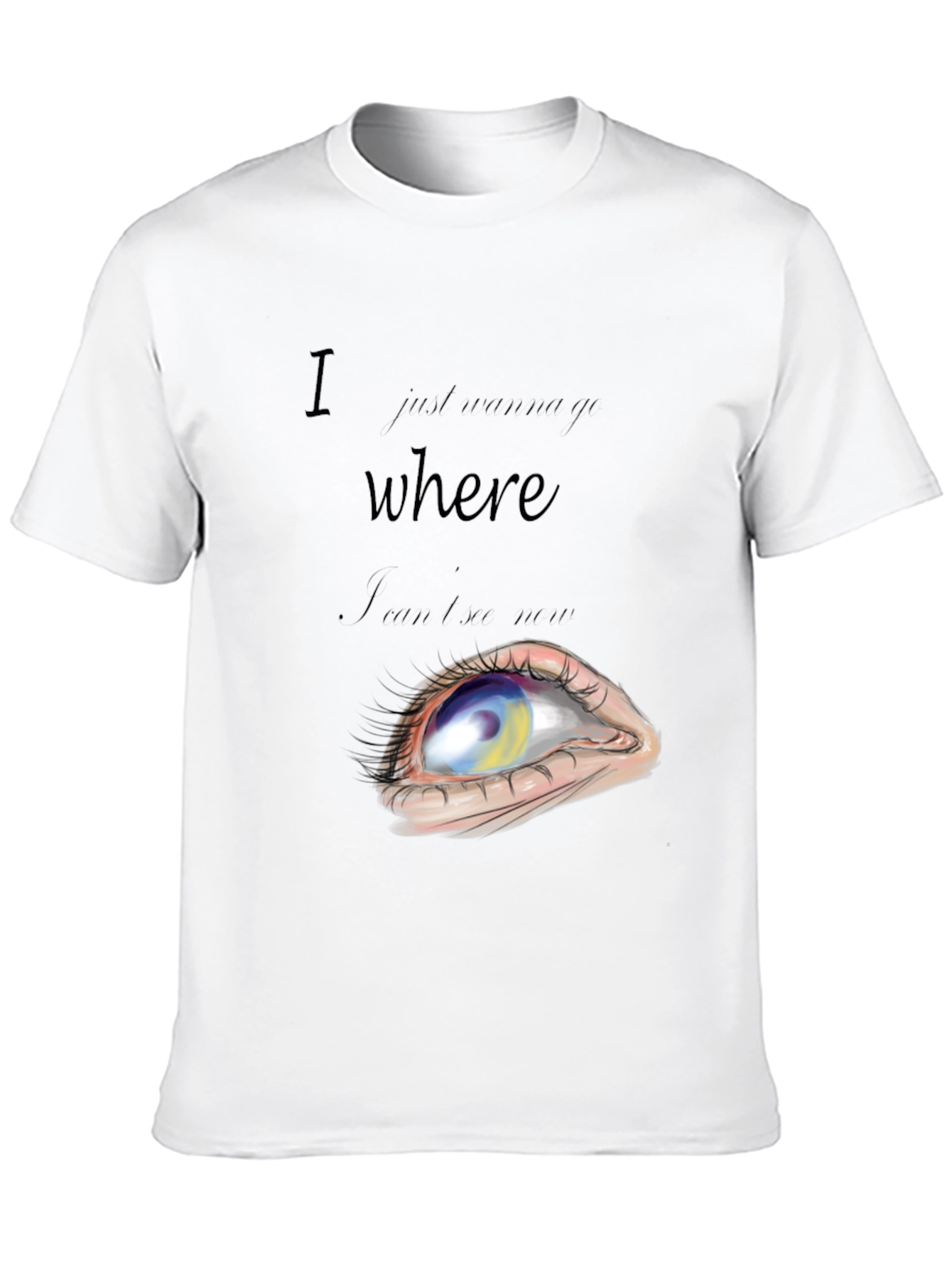 Abstract Eye Graphic T-Shirt