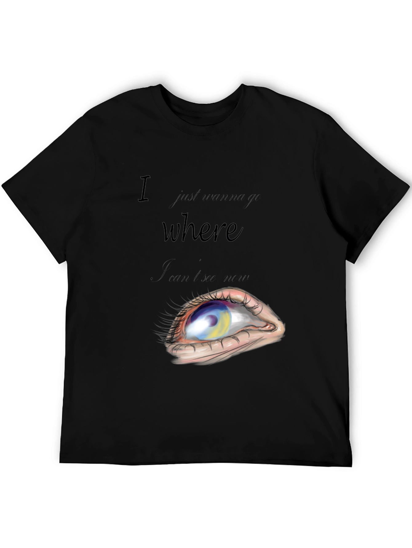 Abstract Eye Graphic T-Shirt