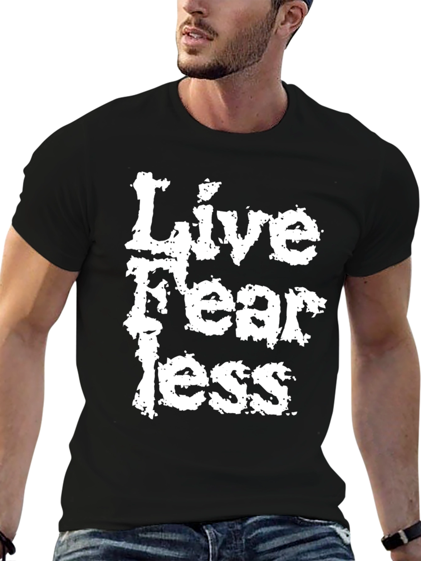 Live Fearless Graphic T-Shirt