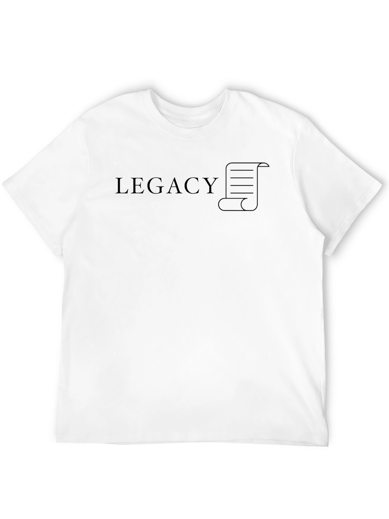 Legacy Graphic Tee - Classic Black Cotton T-Shirt