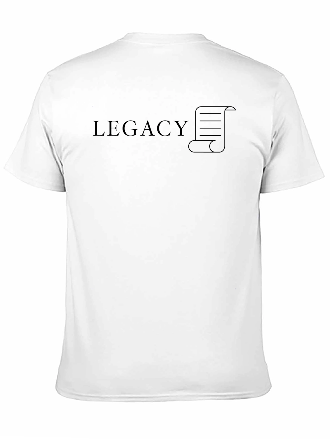 Legacy Graphic Tee - Classic Black Cotton T-Shirt
