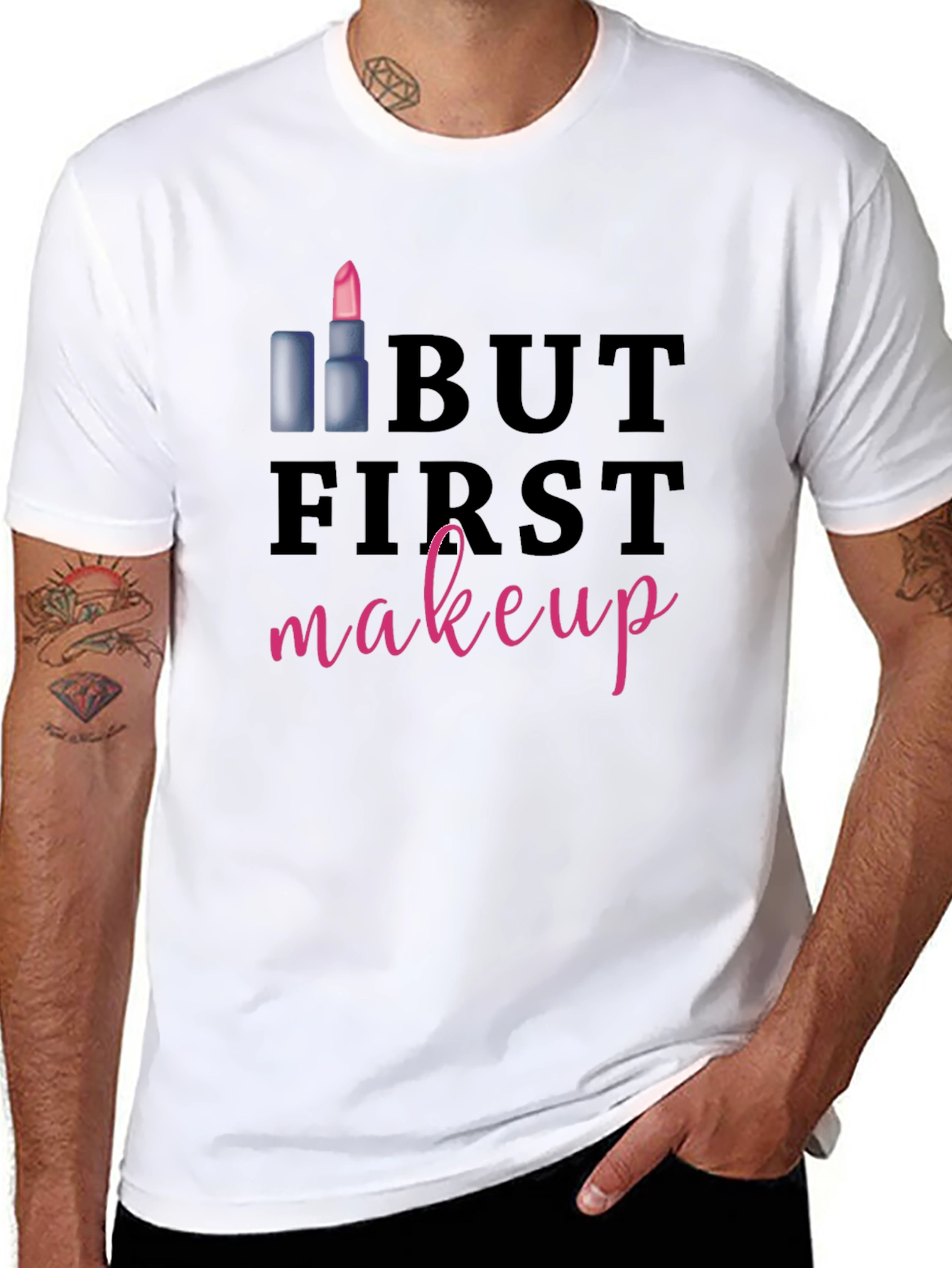 But First Makeup Graphic Tee