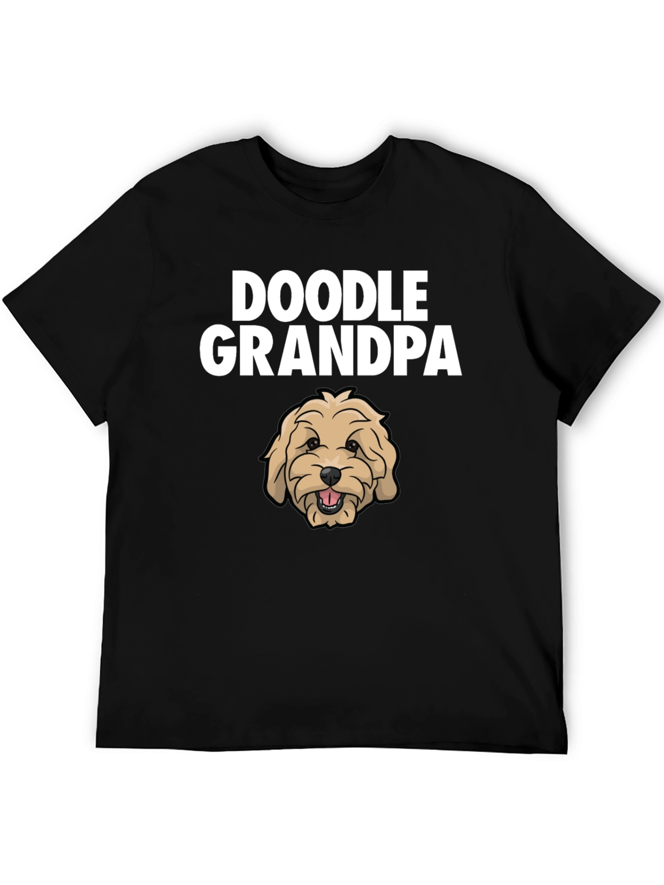 Doodle Grandpa T-Shirt - Cute Dog Graphic Tee