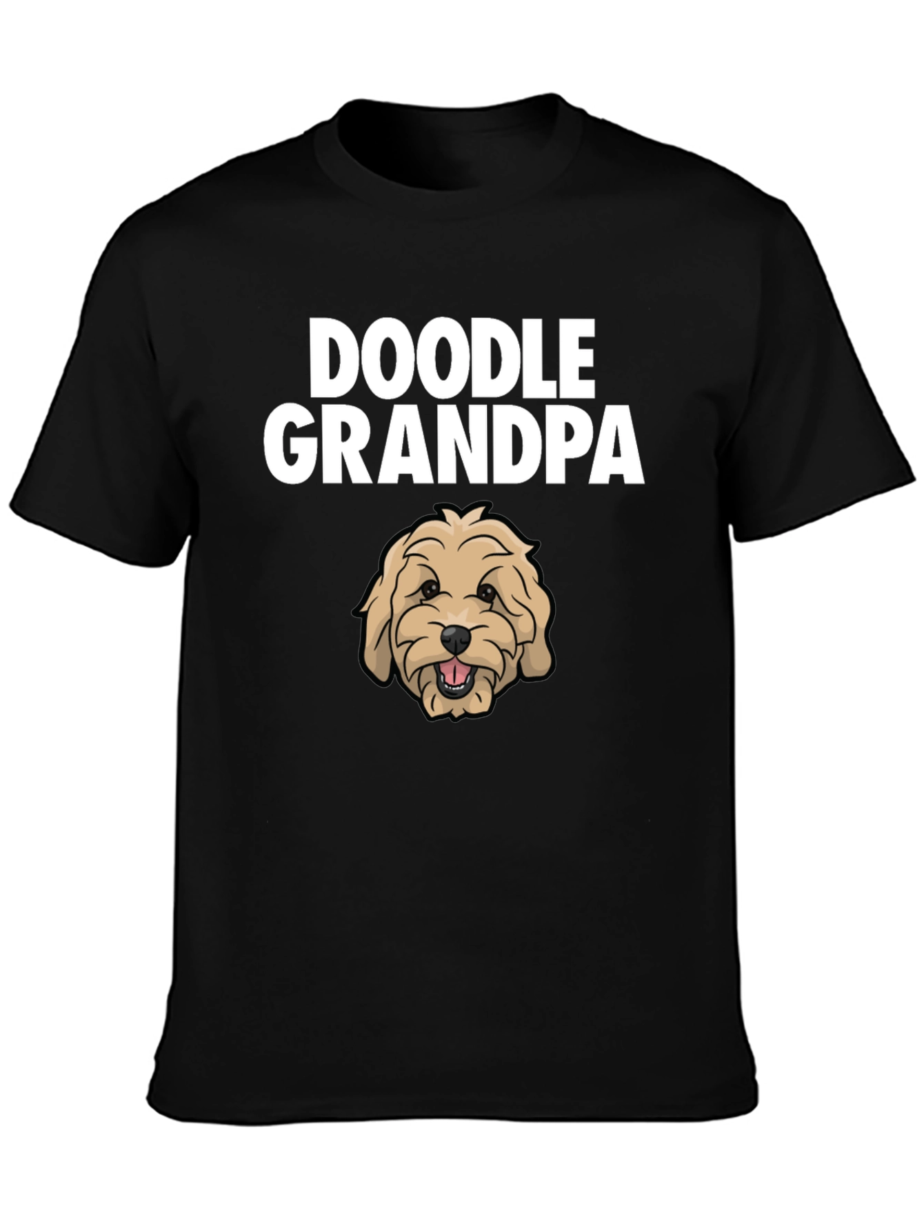 Doodle Grandpa T-Shirt - Cute Dog Graphic Tee