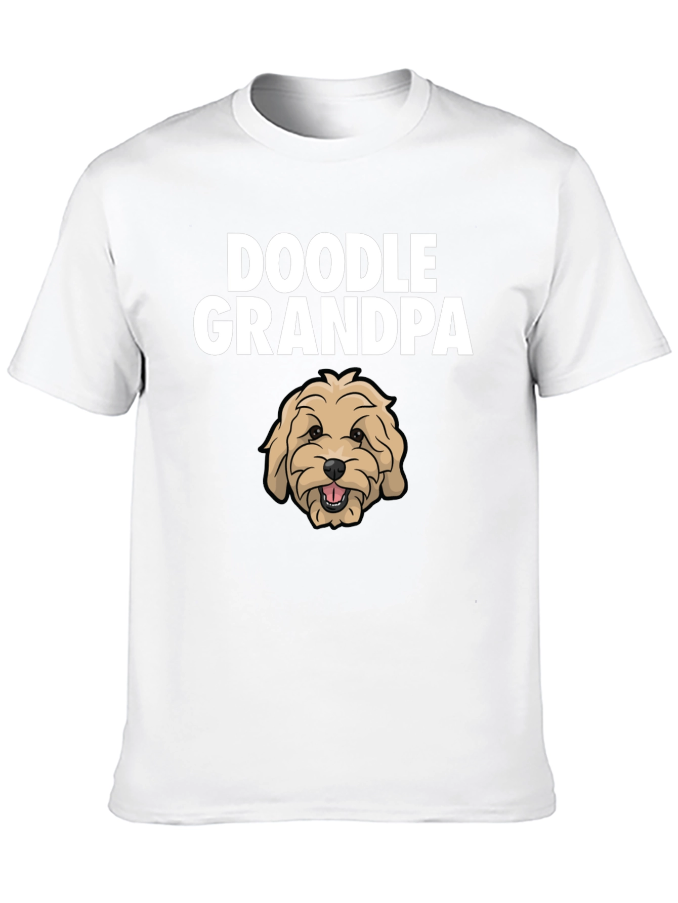 Doodle Grandpa T-Shirt - Cute Dog Graphic Tee