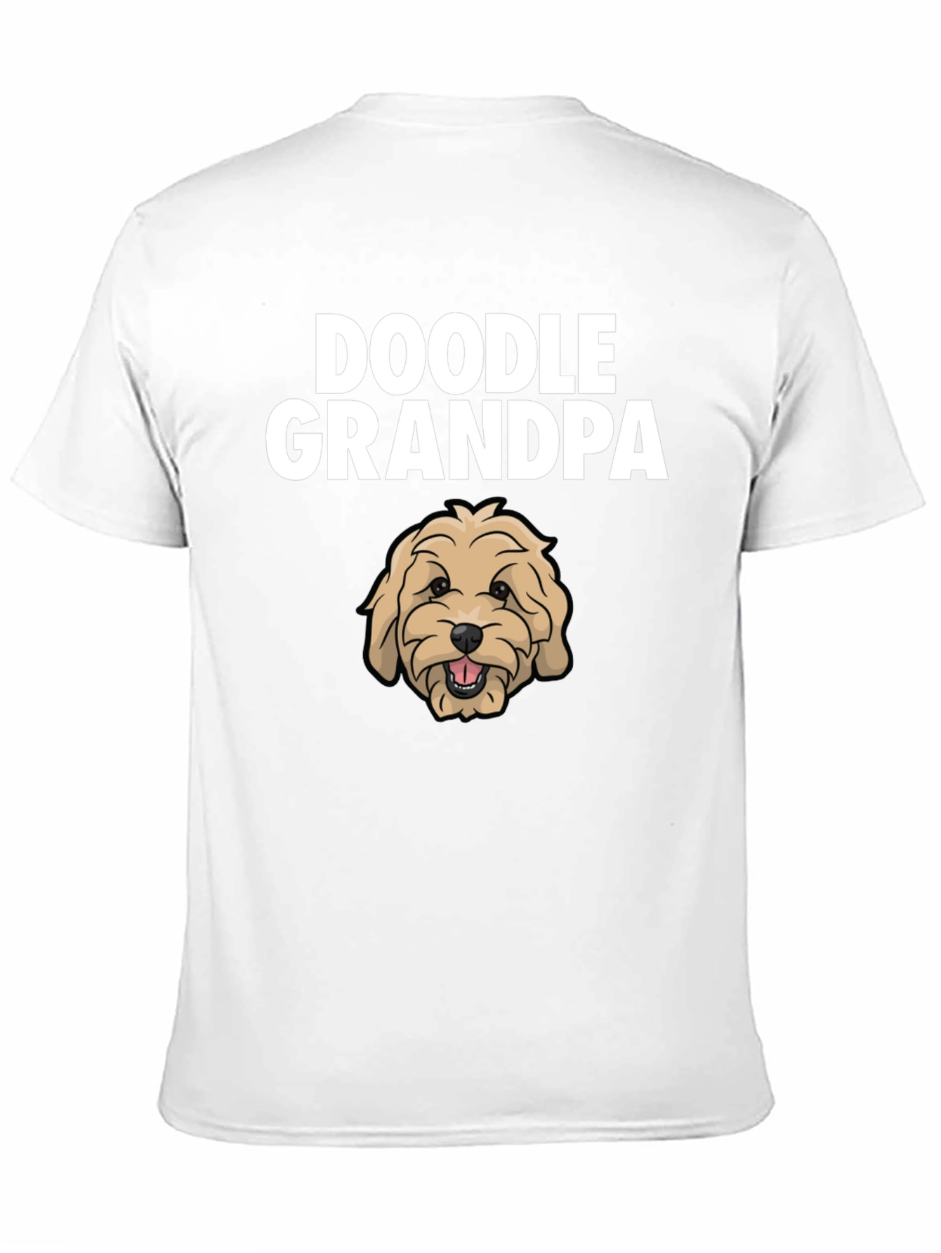Doodle Grandpa T-Shirt - Cute Dog Graphic Tee