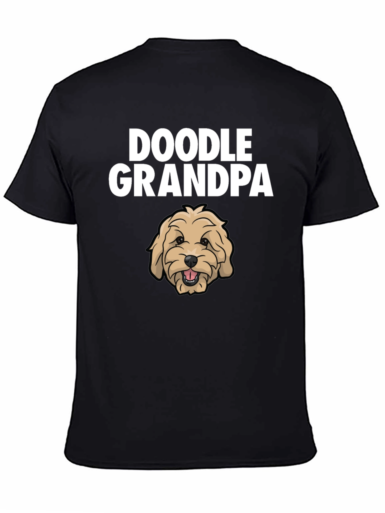 Doodle Grandpa T-Shirt - Cute Dog Graphic Tee