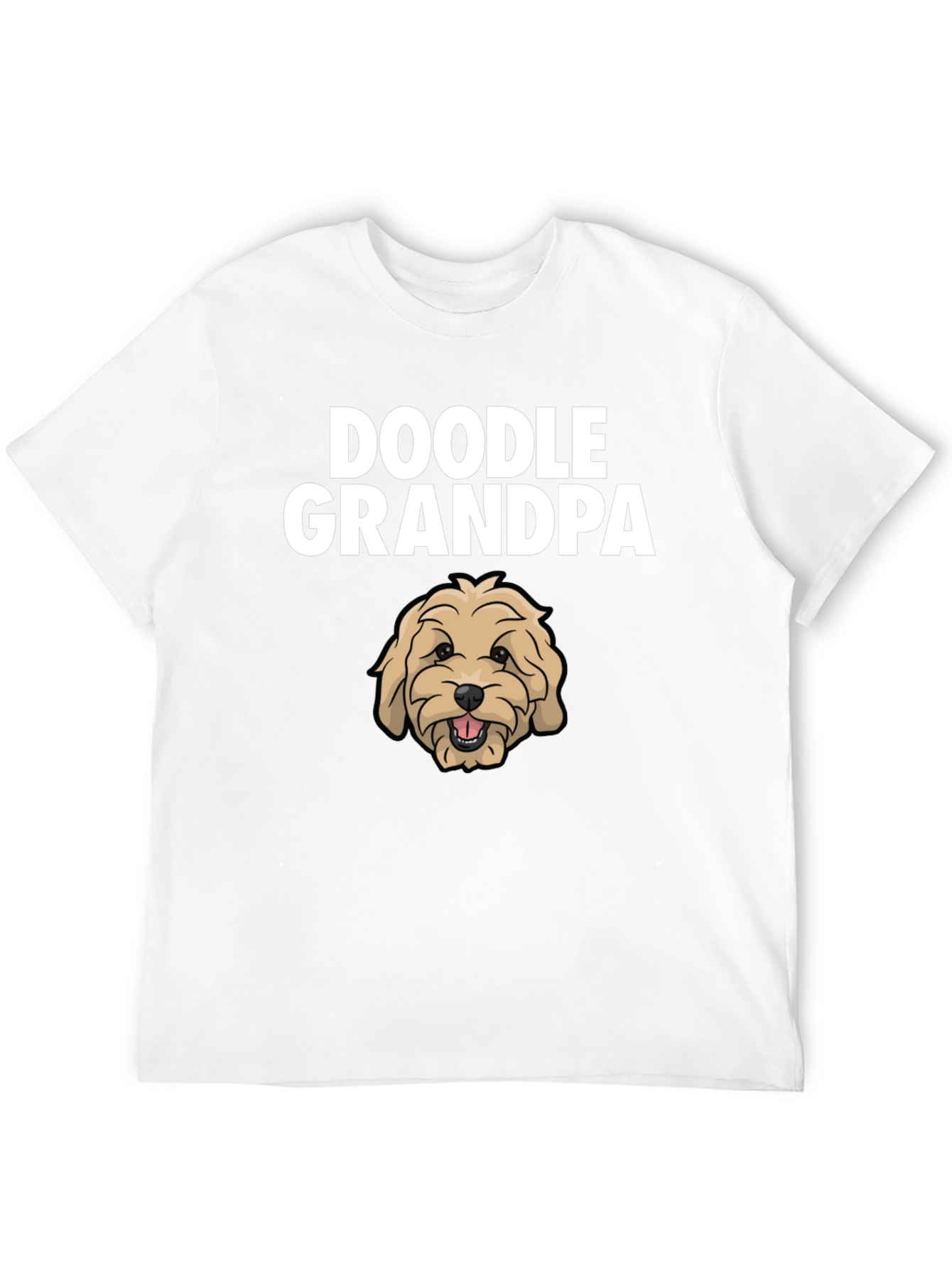 Doodle Grandpa T-Shirt - Cute Dog Graphic Tee