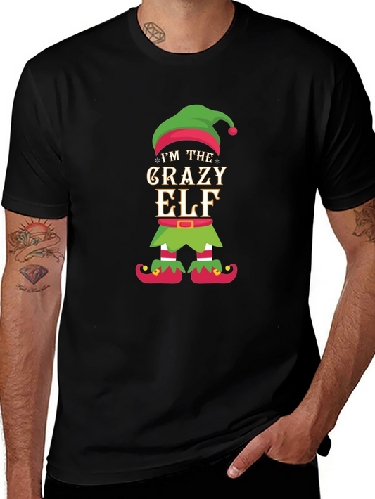 Crazy Elf Christmas T-Shirt