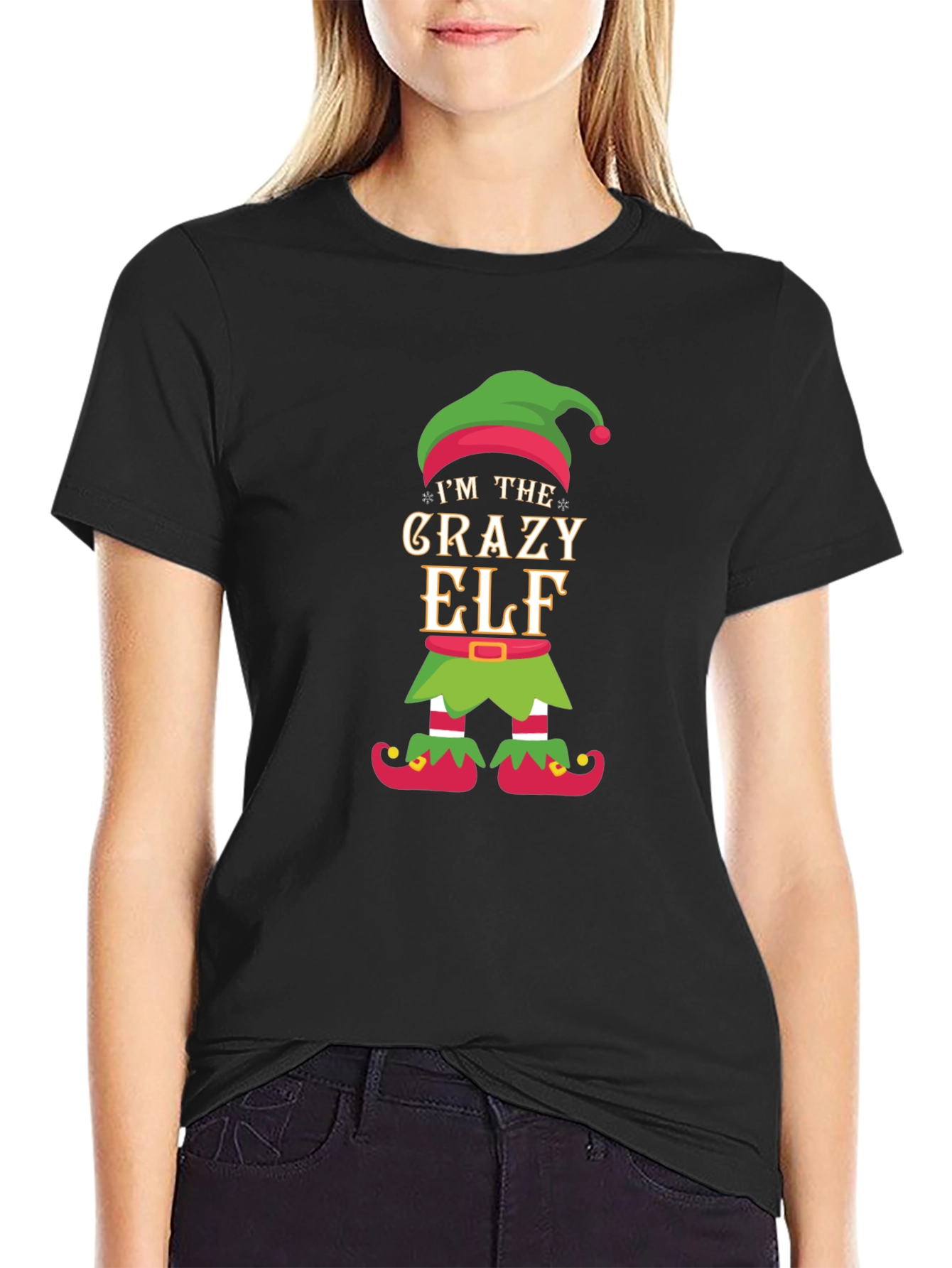 Crazy Elf Christmas T-Shirt