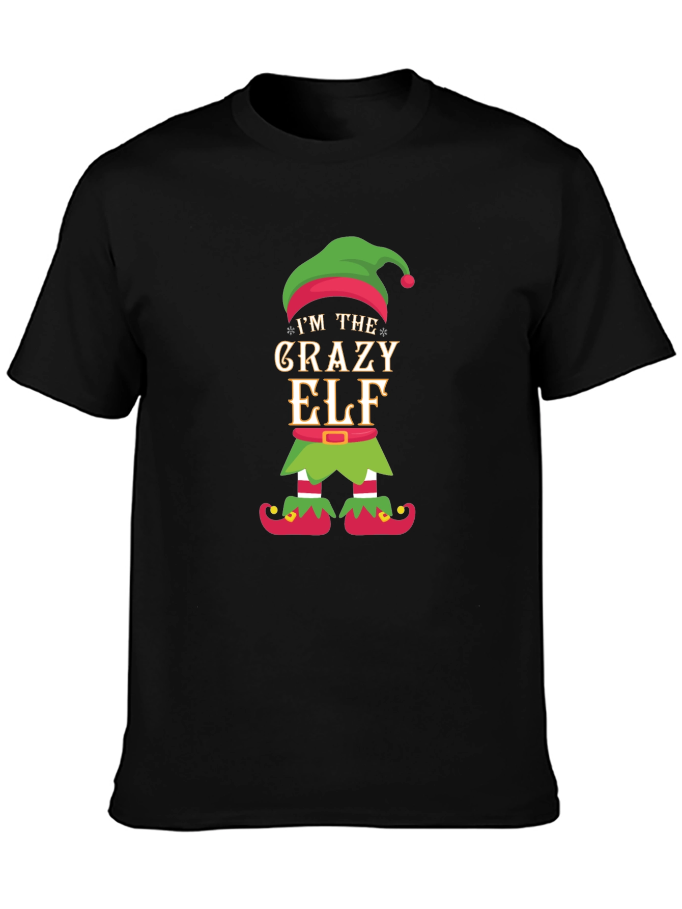 Crazy Elf Christmas T-Shirt
