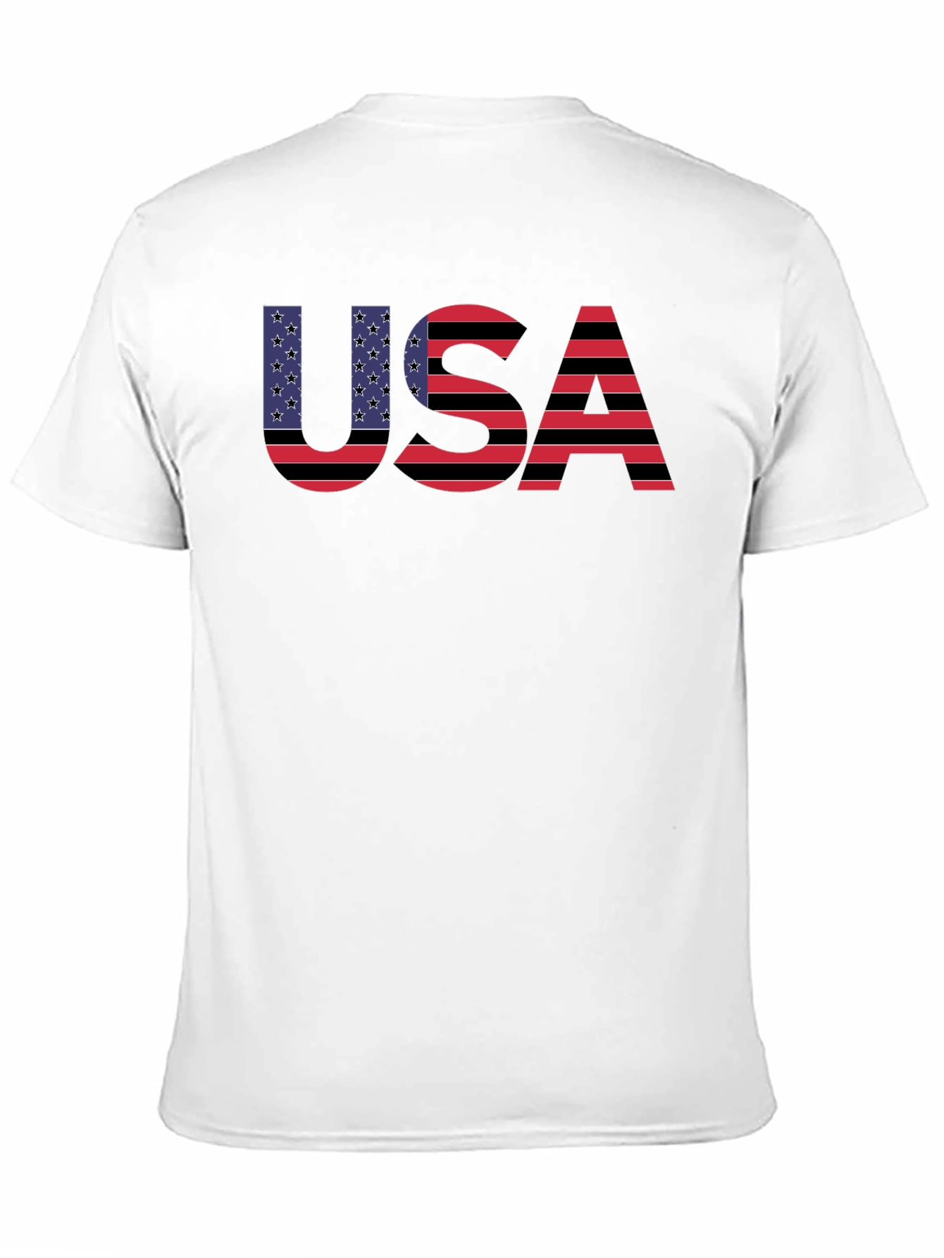 USA Flag Graphic T-Shirt - Patriotic Tee