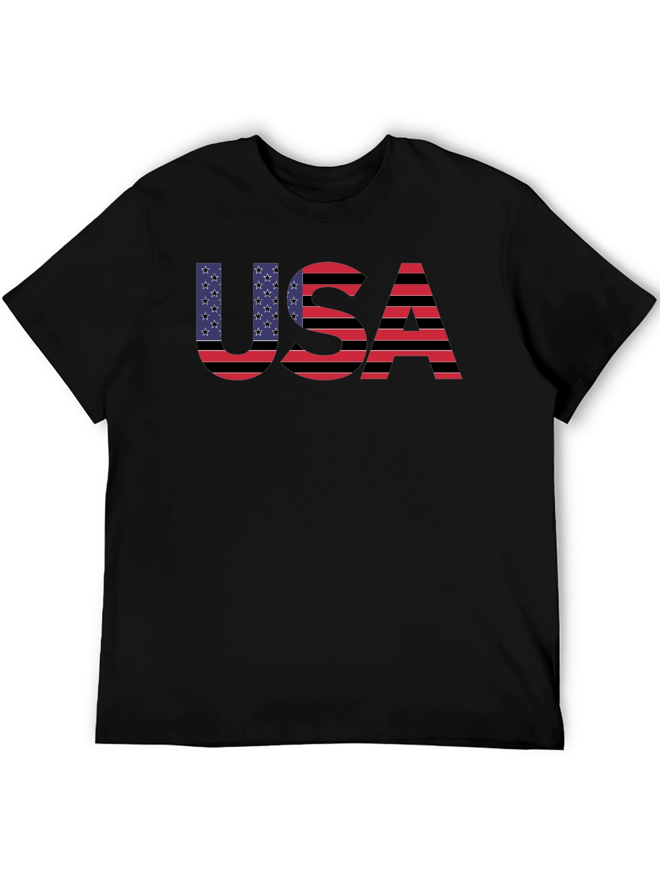 USA Flag Graphic T-Shirt - Patriotic Tee