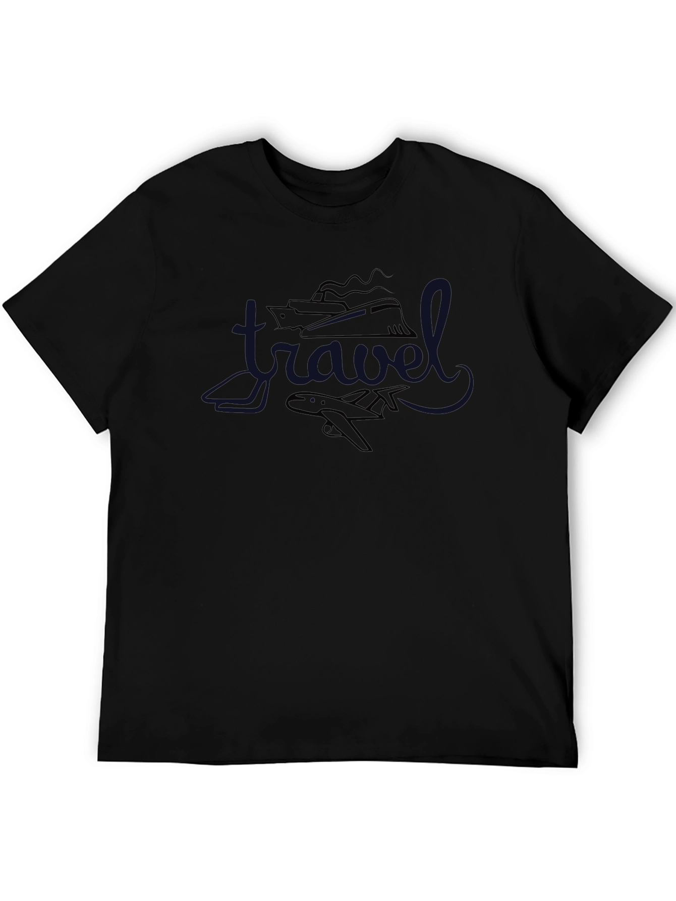 Travel Mode Tee: Ship & Airplane Adventure