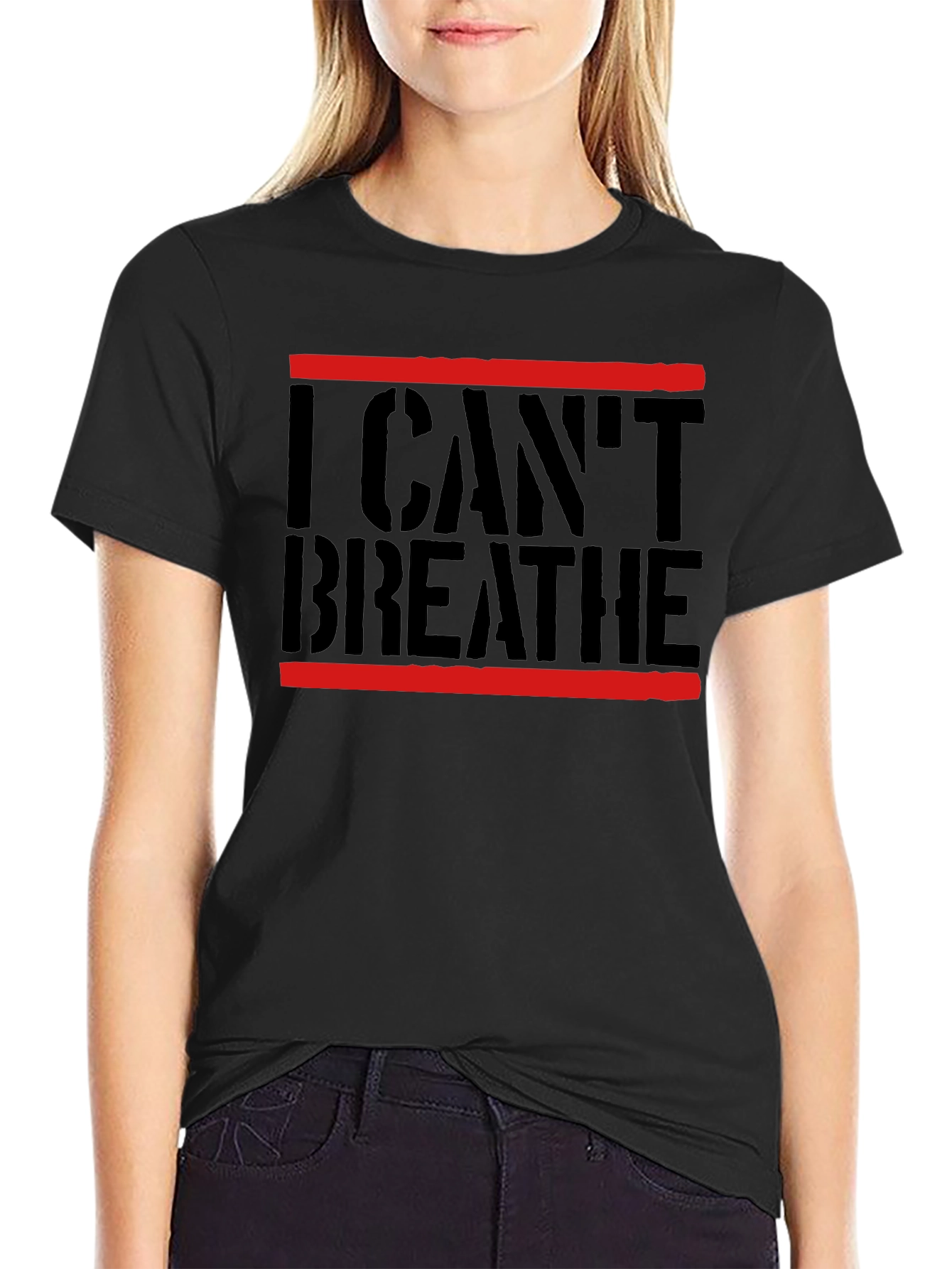 I Cant Breathe Graphic Tee - Black Activist Shirt