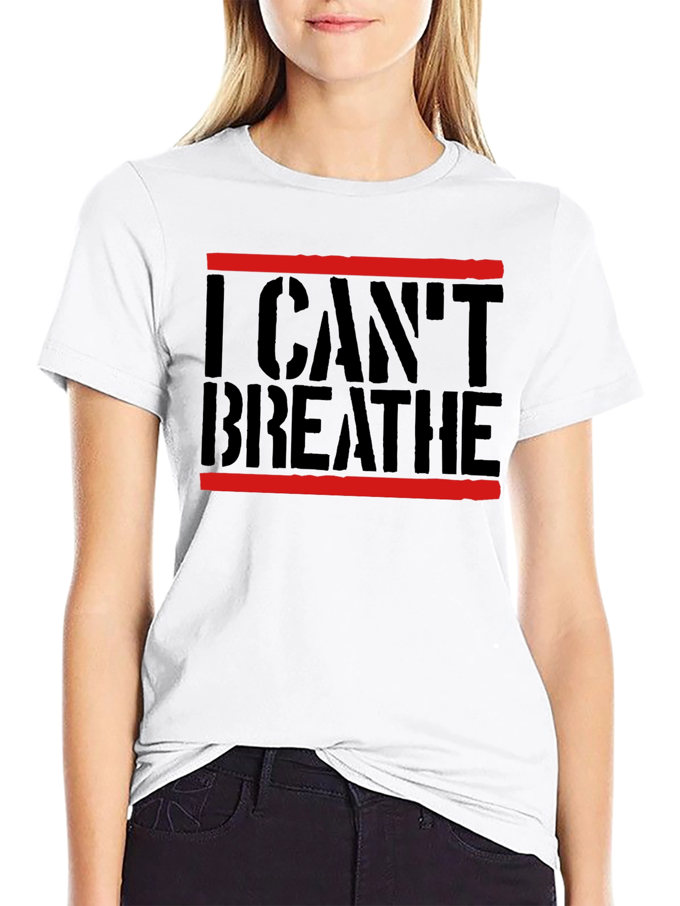 I Cant Breathe Graphic Tee - Black Activist Shirt
