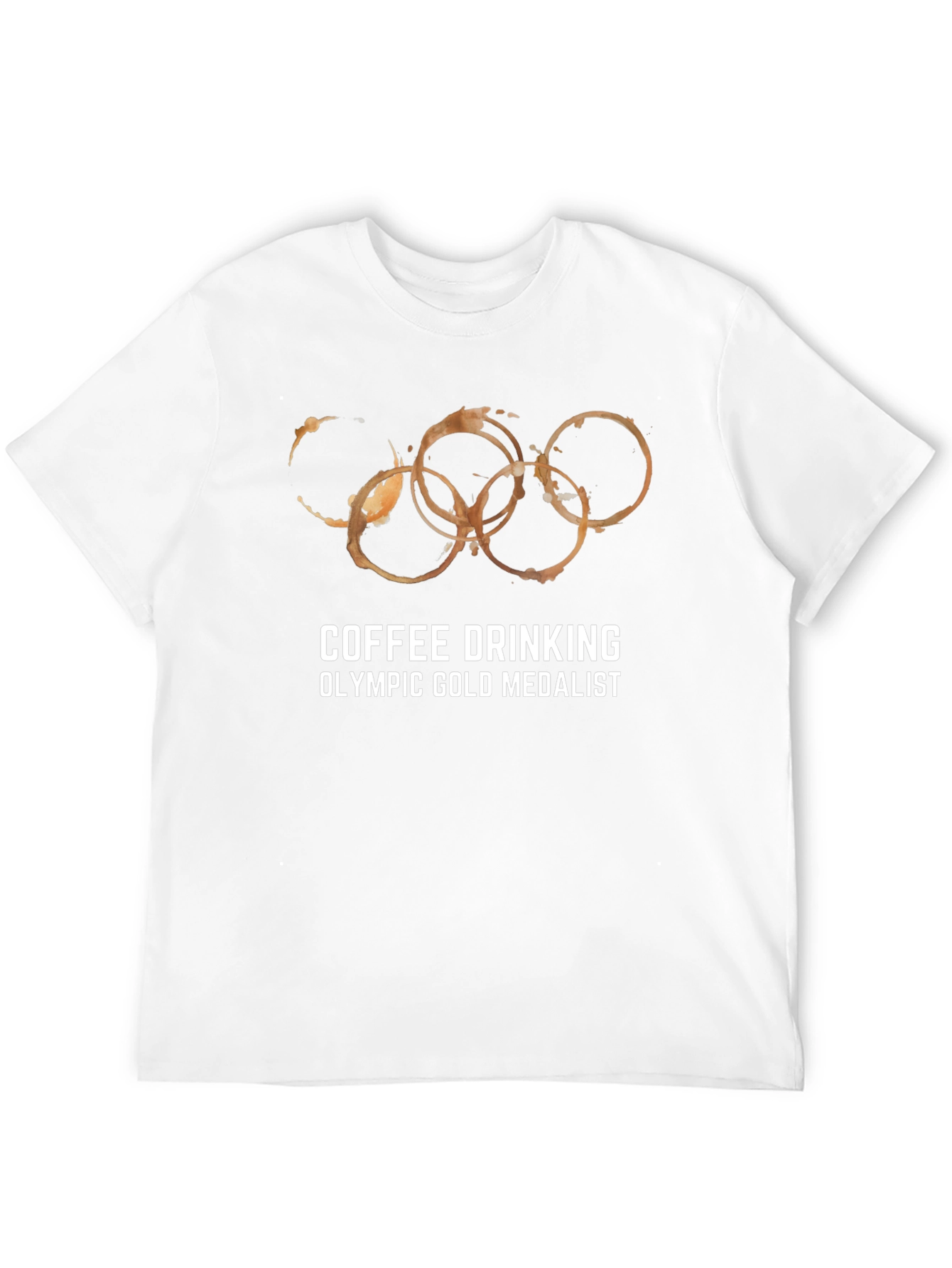 Coffee Drinking Olympic Gold Medalist T-Shirt