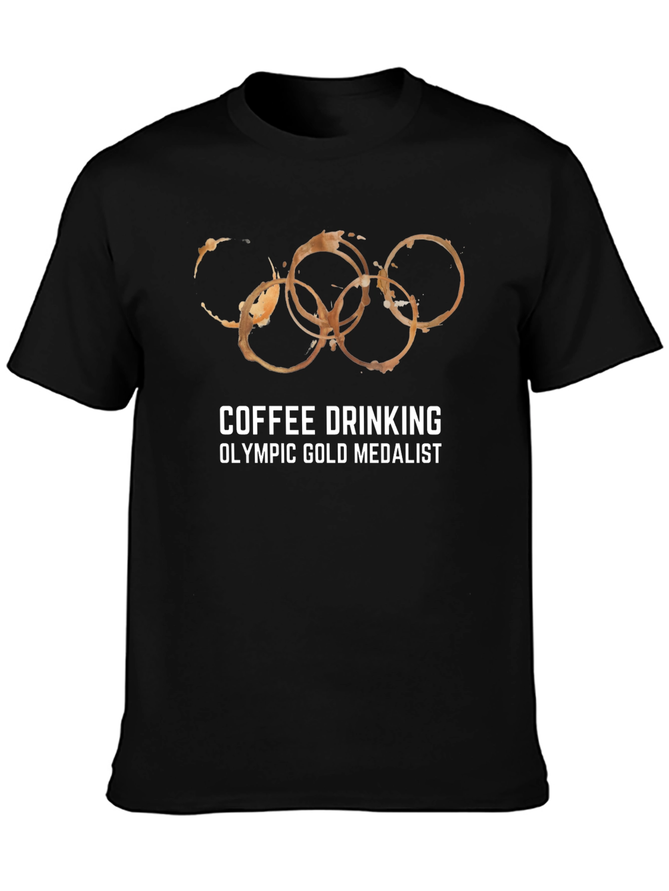 Coffee Drinking Olympic Gold Medalist T-Shirt