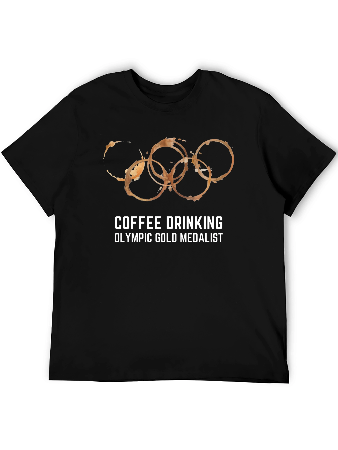 Coffee Drinking Olympic Gold Medalist T-Shirt