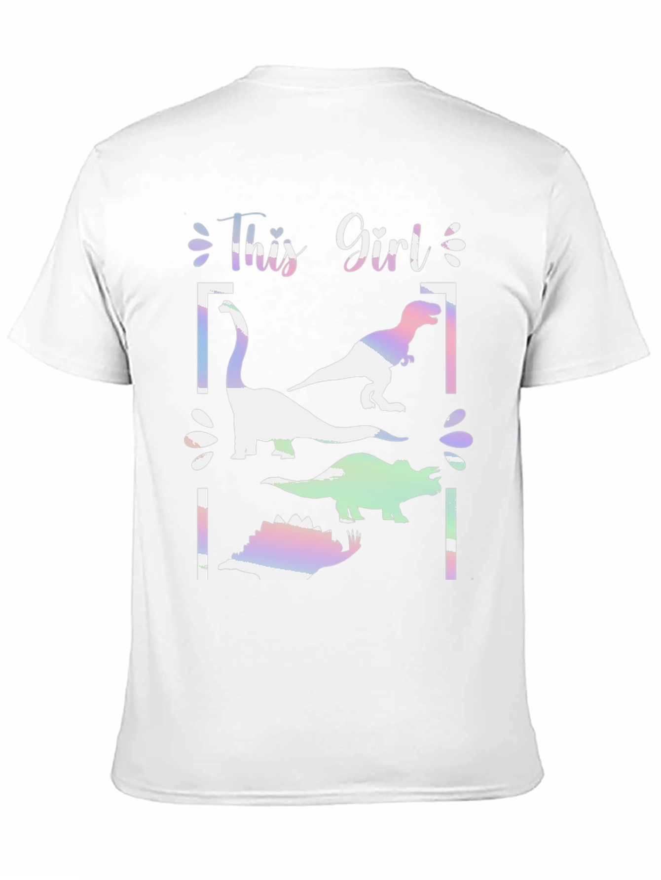 This Girl Loves Dinosaurs Graphic T-Shirt