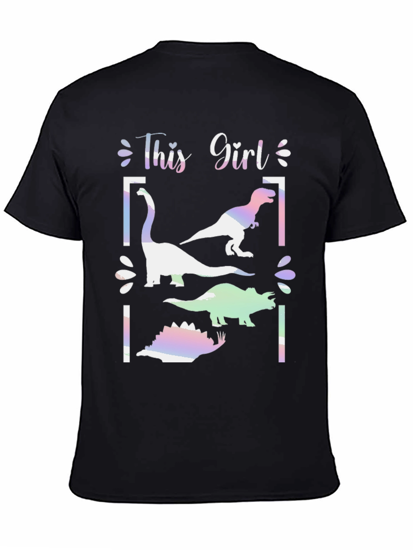 This Girl Loves Dinosaurs Graphic T-Shirt