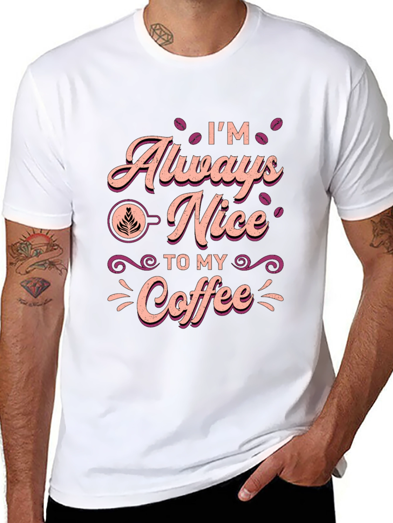 Im Always Nice To My Coffee T-Shirt