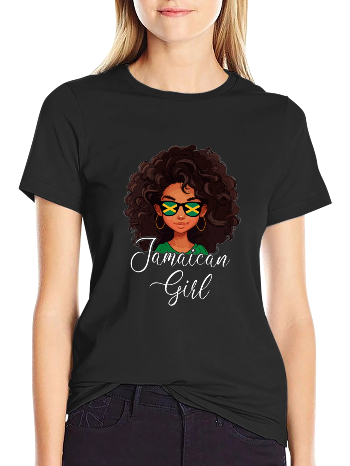 Jamaican Girl Tee - Island Style