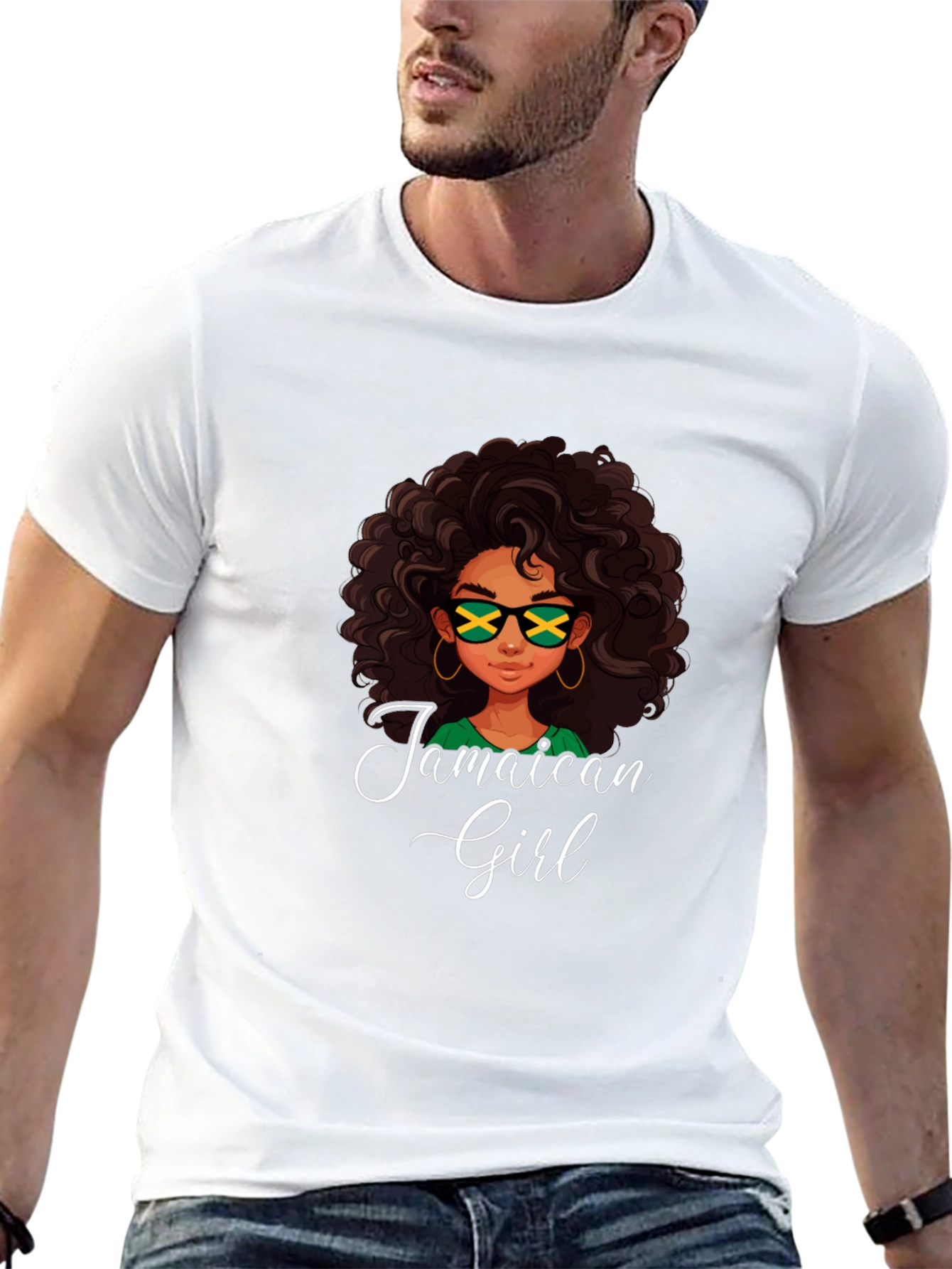 Jamaican Girl Tee - Island Style