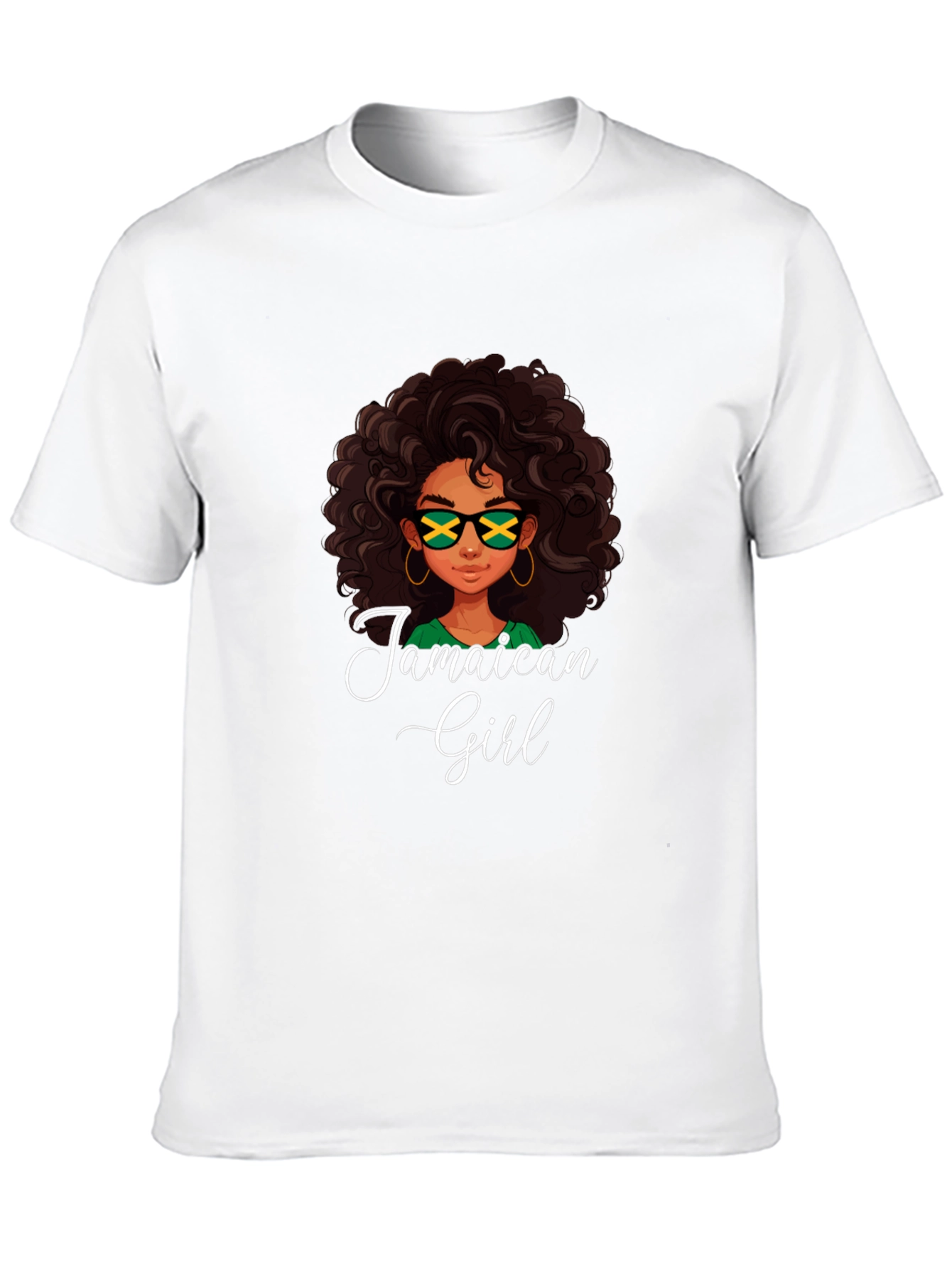 Jamaican Girl Tee - Island Style