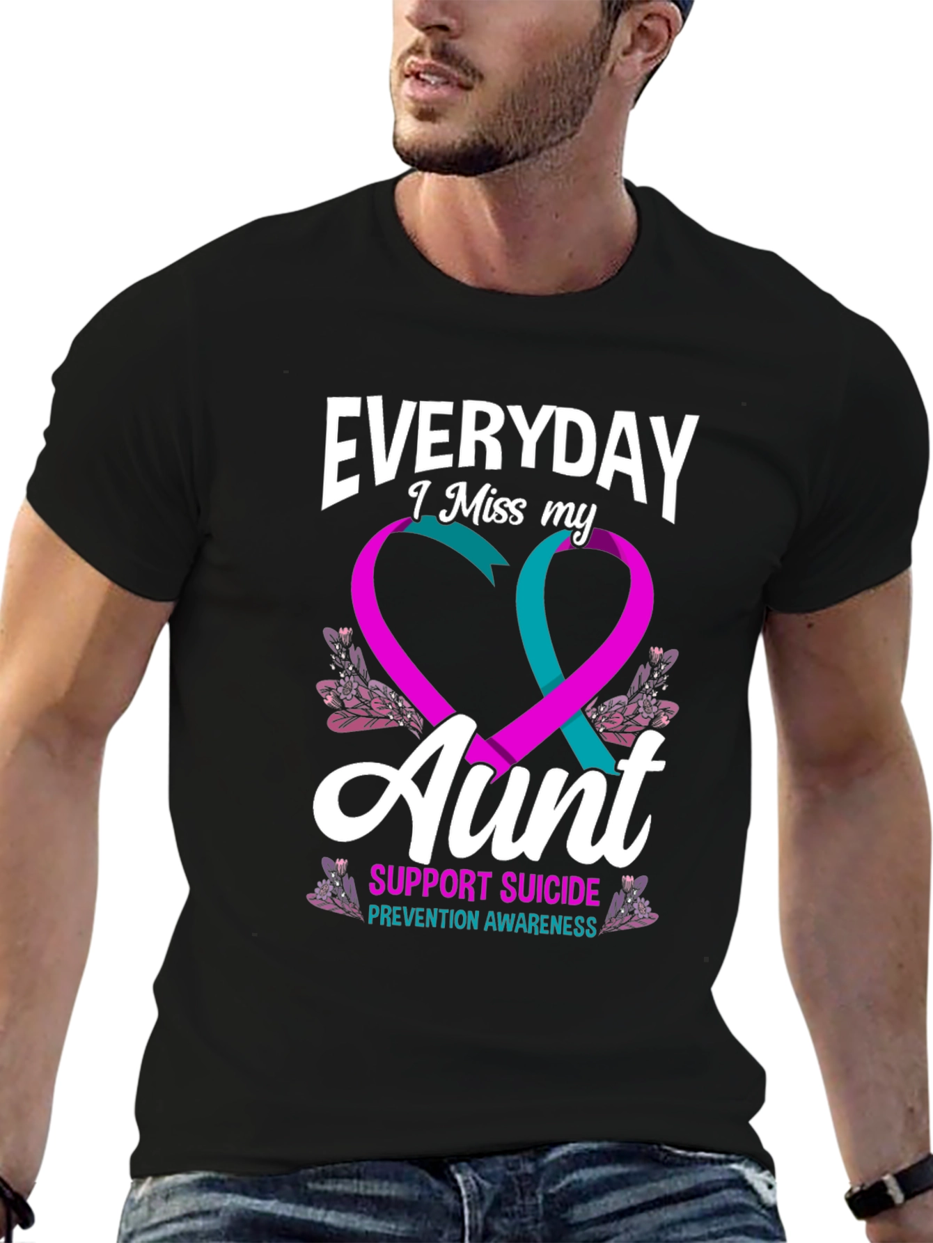 Everyday I Miss My Aunt Suicide Prevention Awareness T-Shirt