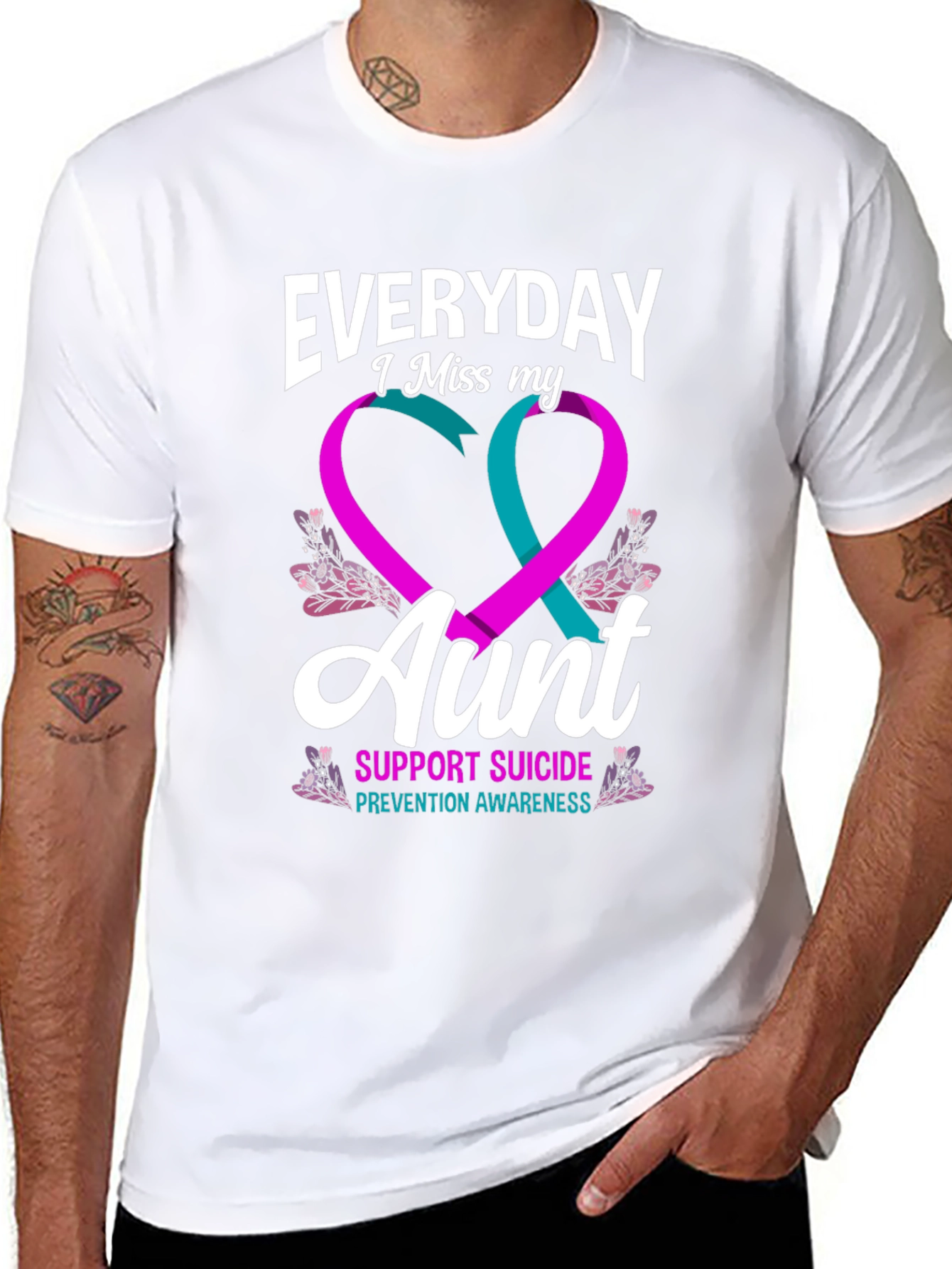 Everyday I Miss My Aunt Suicide Prevention Awareness T-Shirt