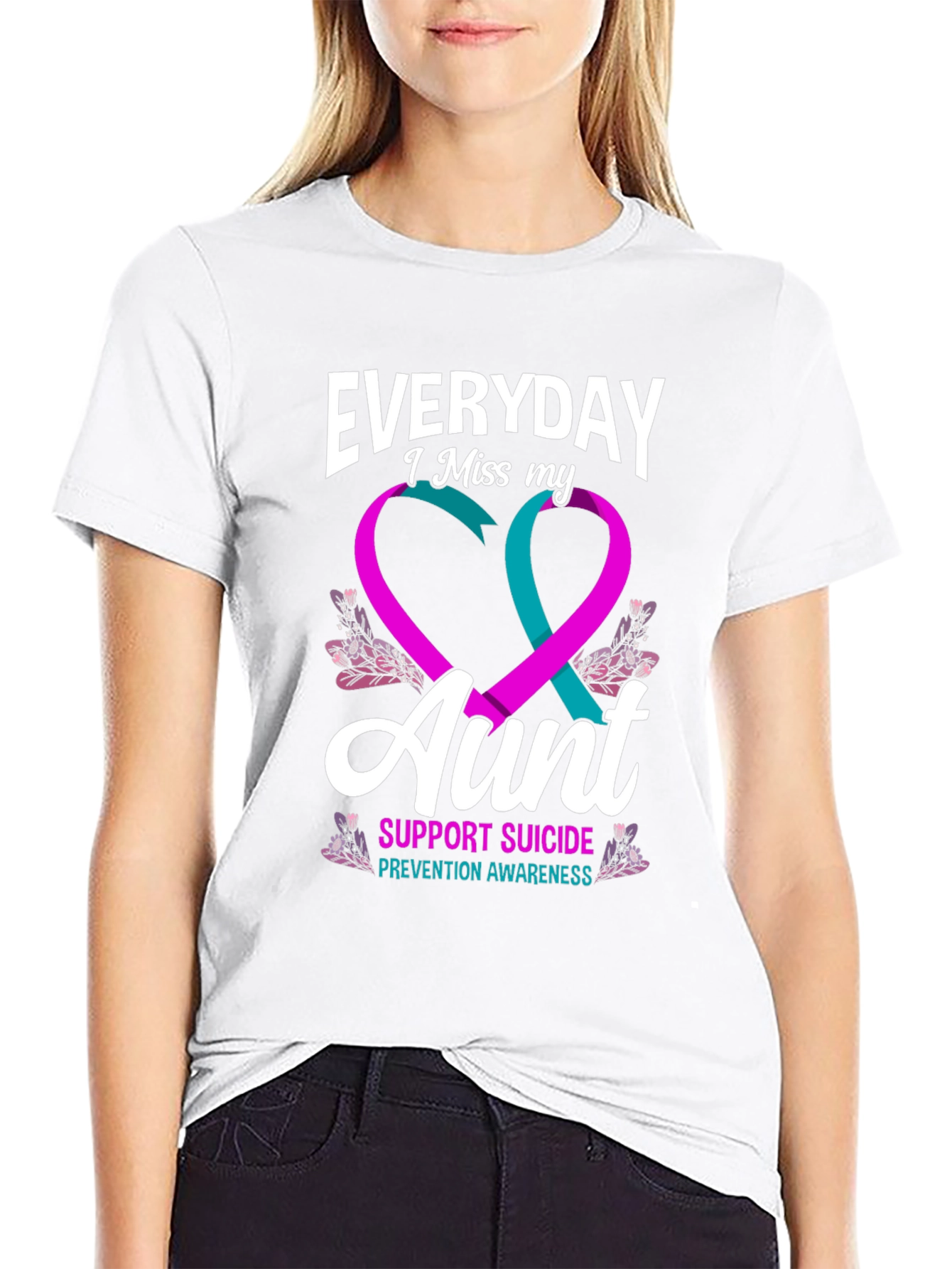 Everyday I Miss My Aunt Suicide Prevention Awareness T-Shirt
