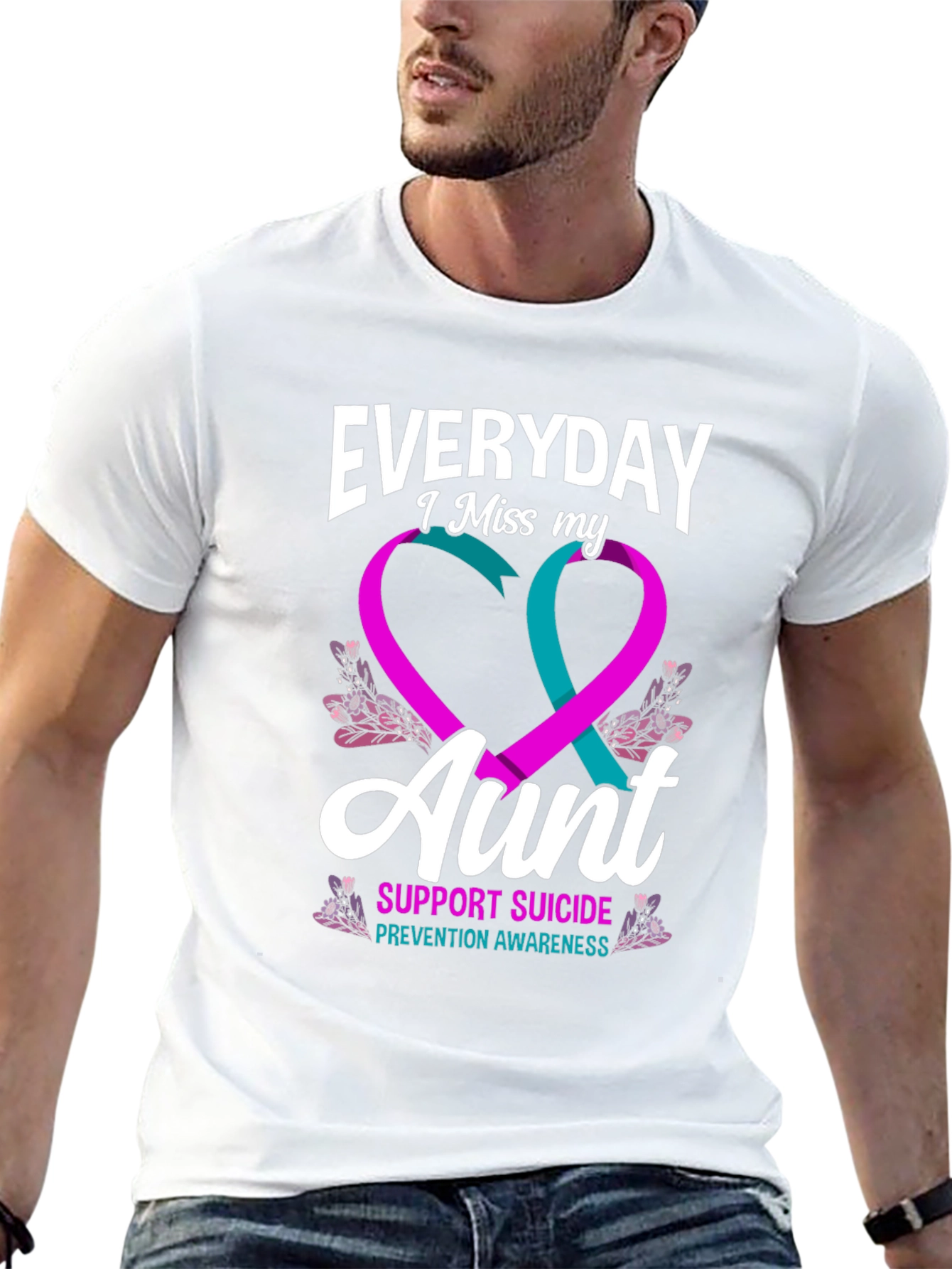 Everyday I Miss My Aunt Suicide Prevention Awareness T-Shirt