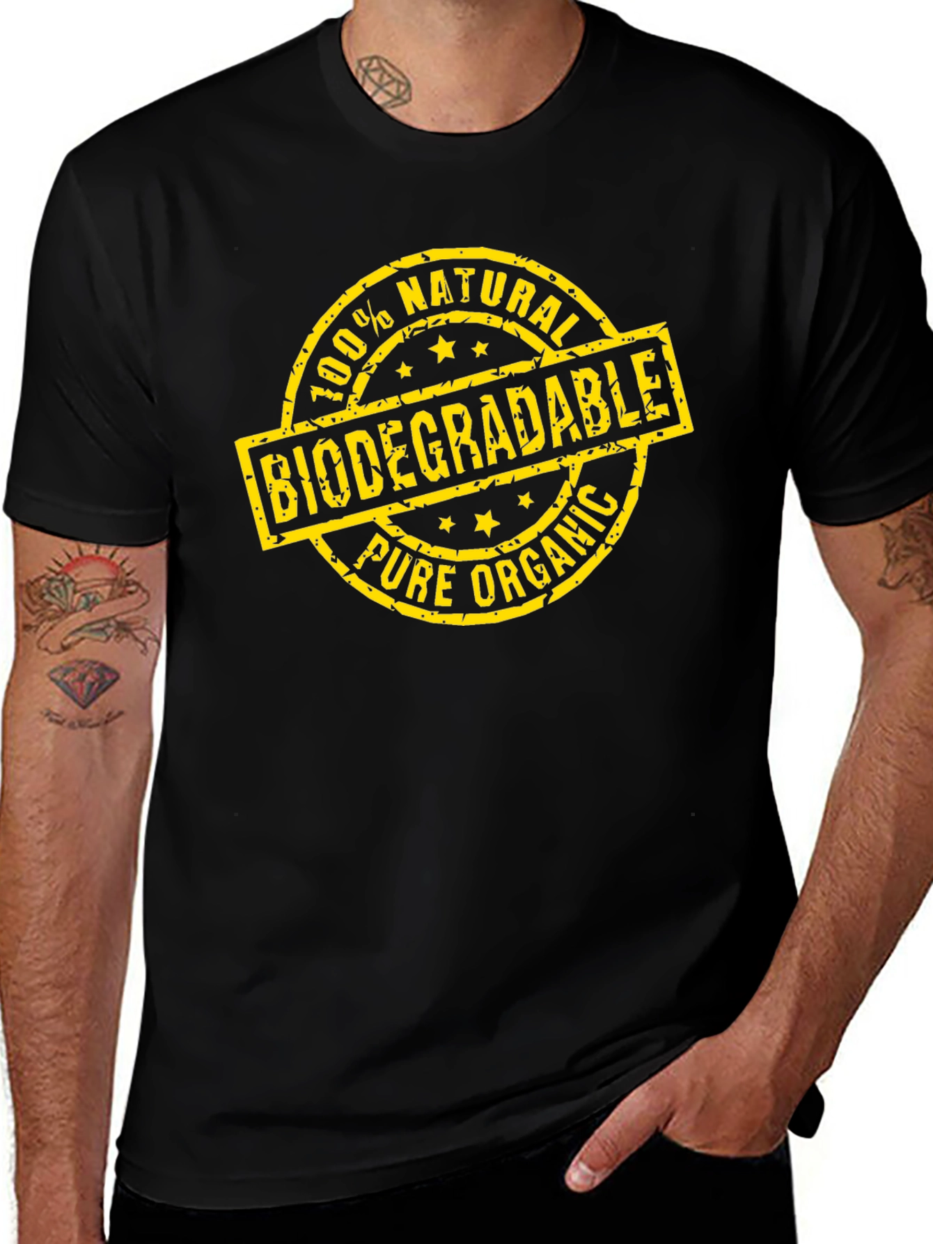 Biodegradable Organic Cotton T-Shirt