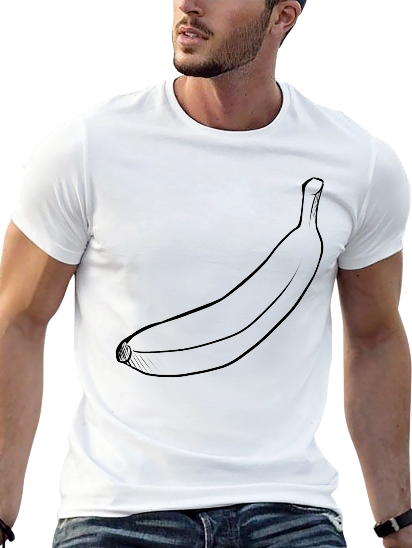 Banana Graphic Black T-Shirt - Mens