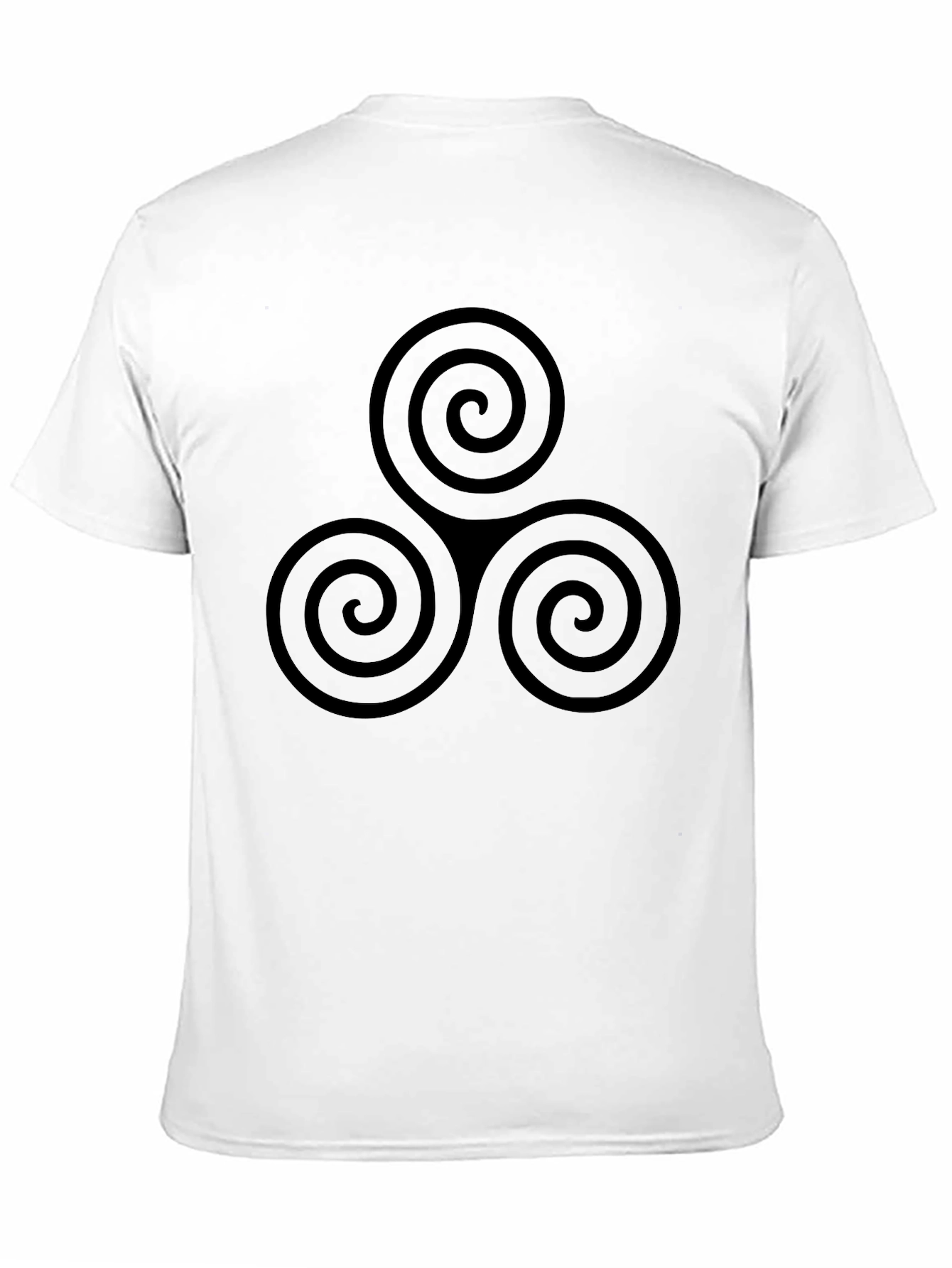 Triskelion Black T-Shirt - Celtic Inspired Design