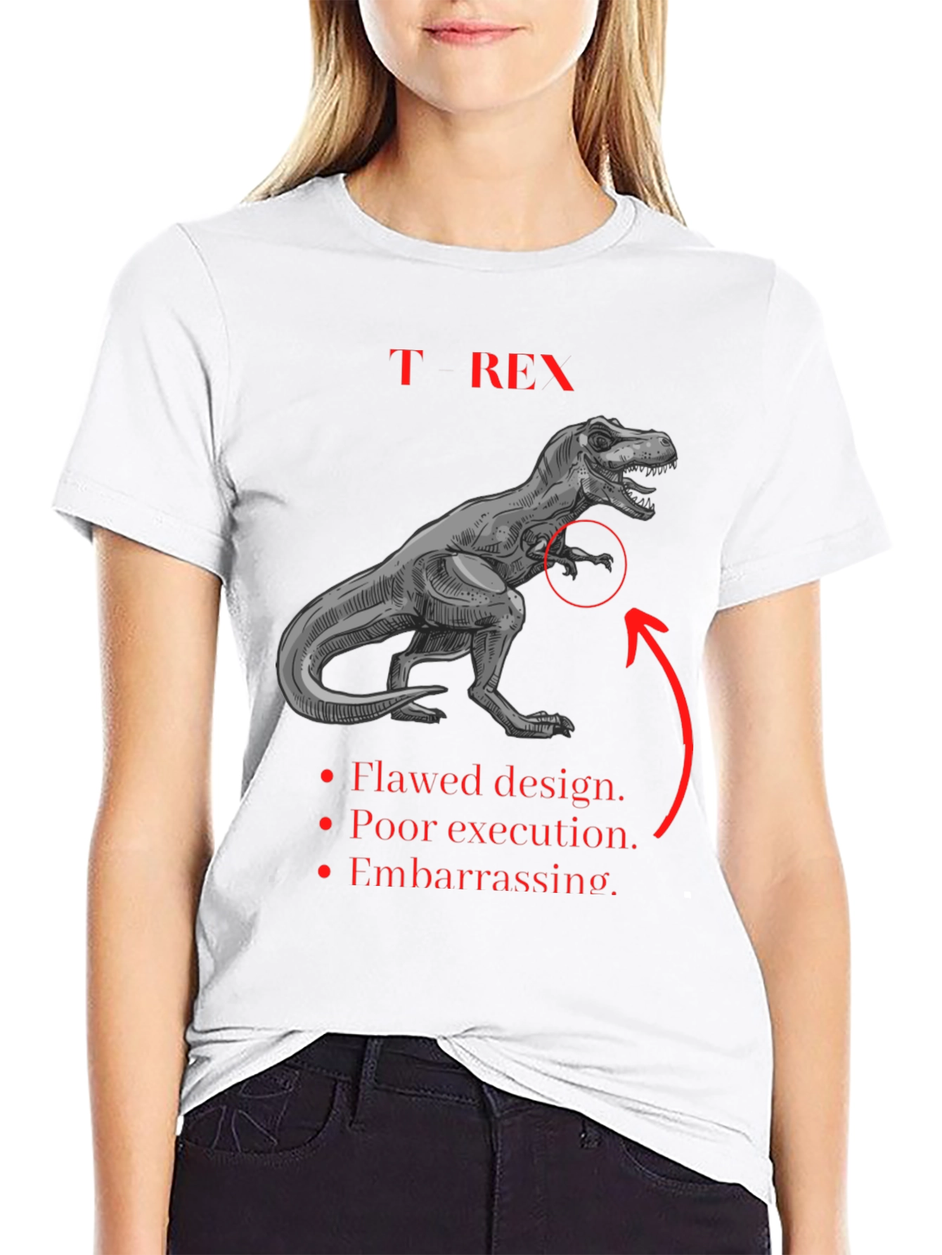 T-Rex Graphic Tee: Funny Dinosaur Shirt