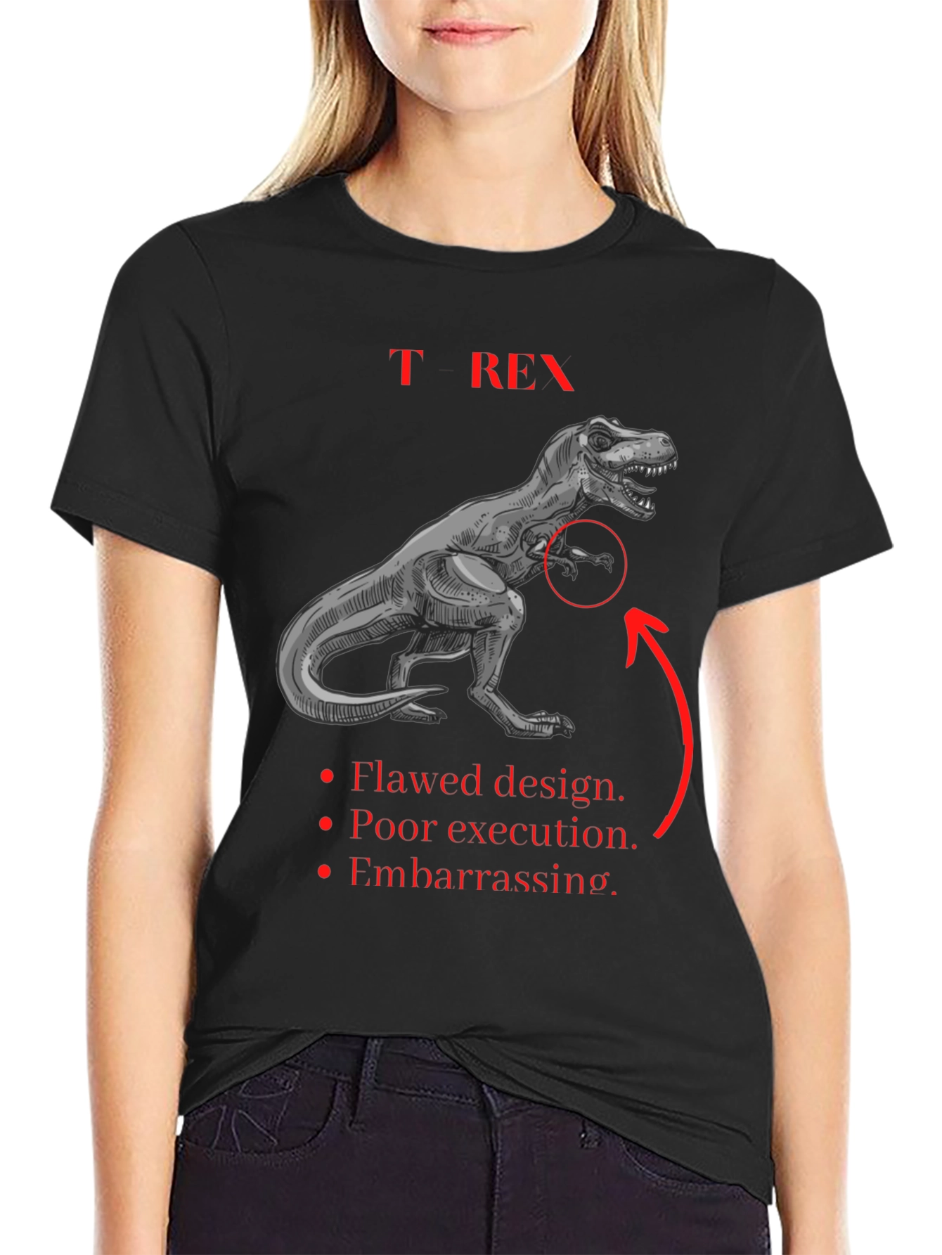 T-Rex Graphic Tee: Funny Dinosaur Shirt