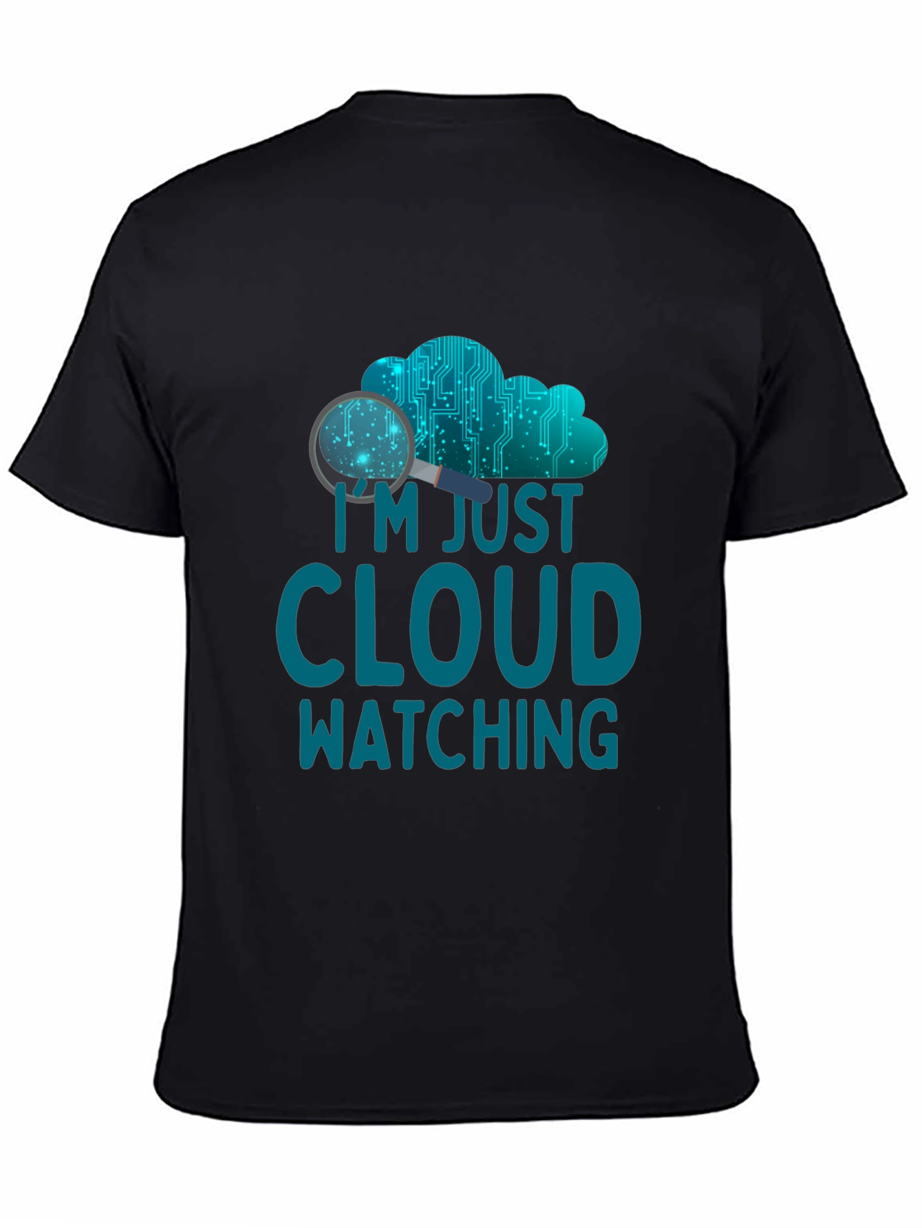 Cloud Watching Graphic Tee - Tech Humor Shirt