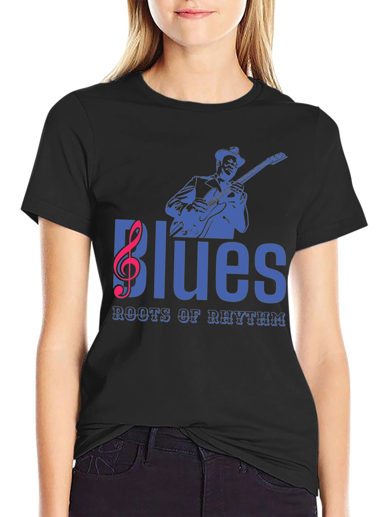 Blues Music Graphic T-Shirt - Roots of Rhythm