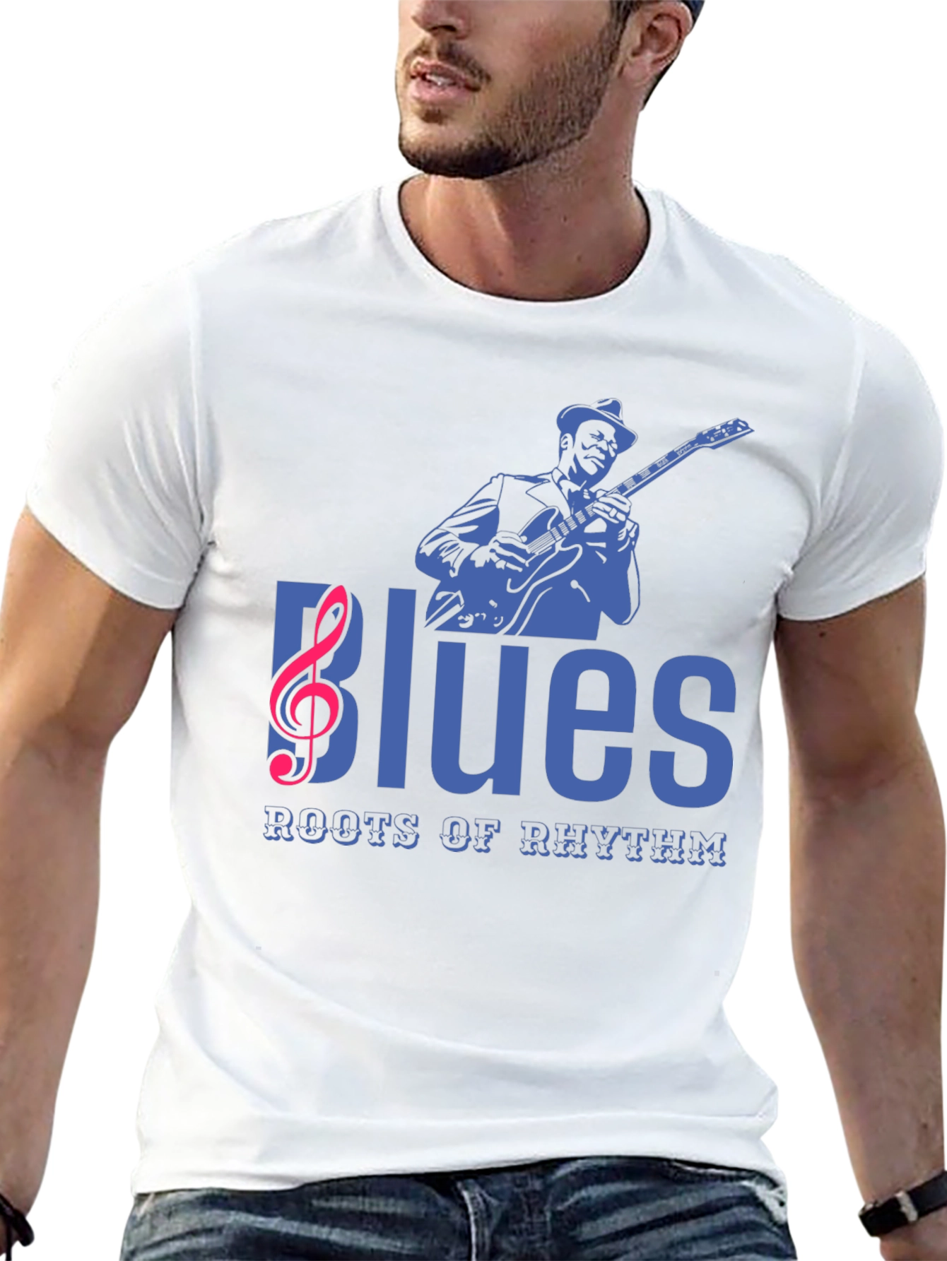 Blues Music Graphic T-Shirt - Roots of Rhythm