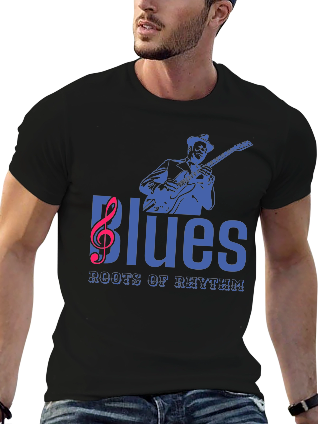 Blues Music Graphic T-Shirt - Roots of Rhythm