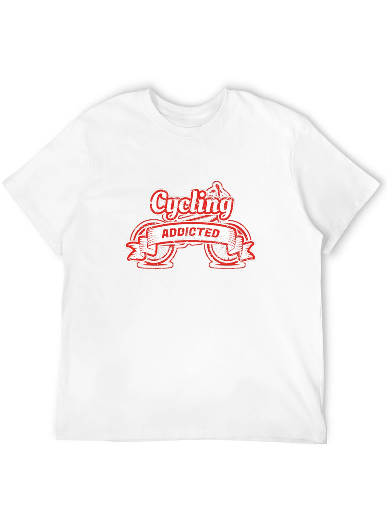 Cycling Addicted Graphic Tee - Ride in Style