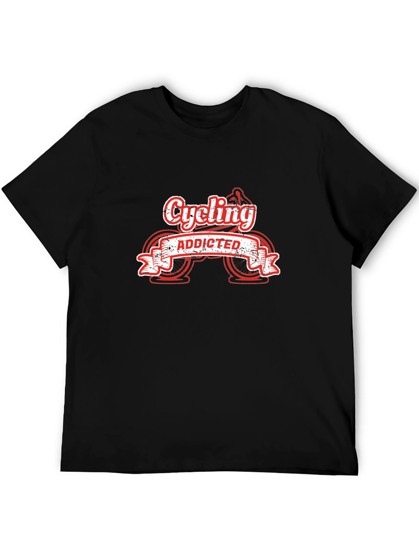 Cycling Addicted Graphic Tee - Ride in Style