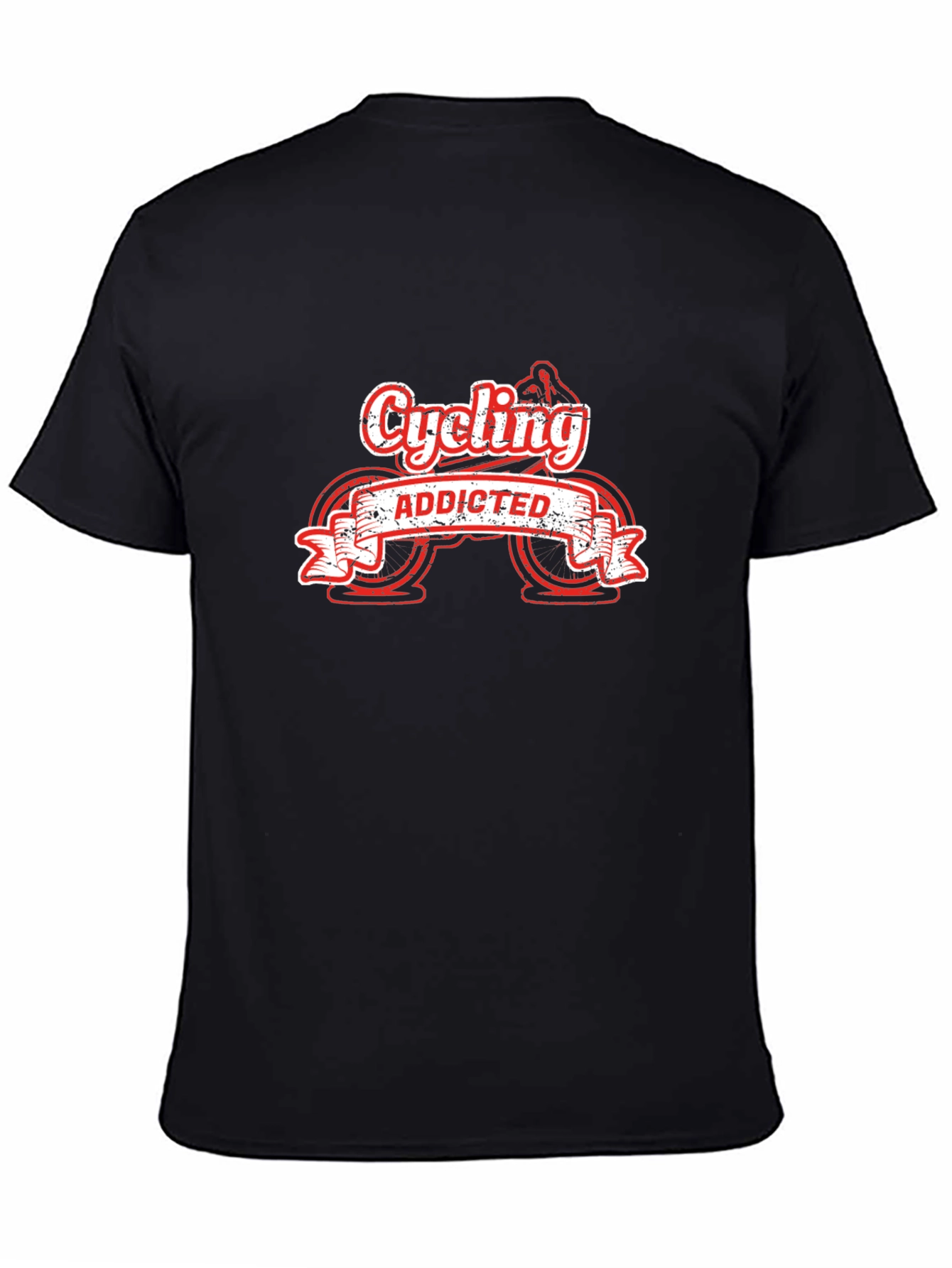 Cycling Addicted Graphic Tee - Ride in Style